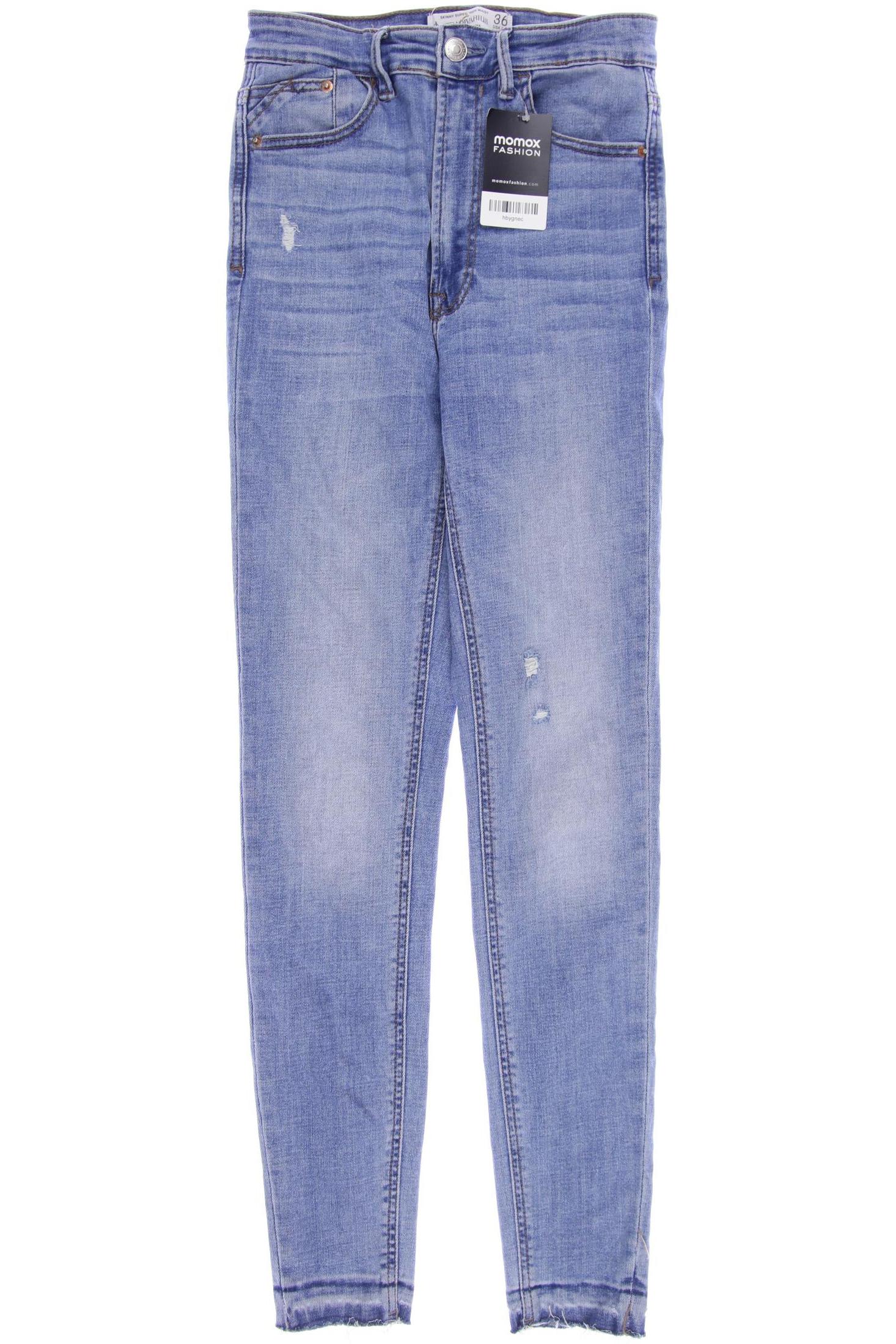 

Stradivarius Damen Jeans, blau, Gr. 36
