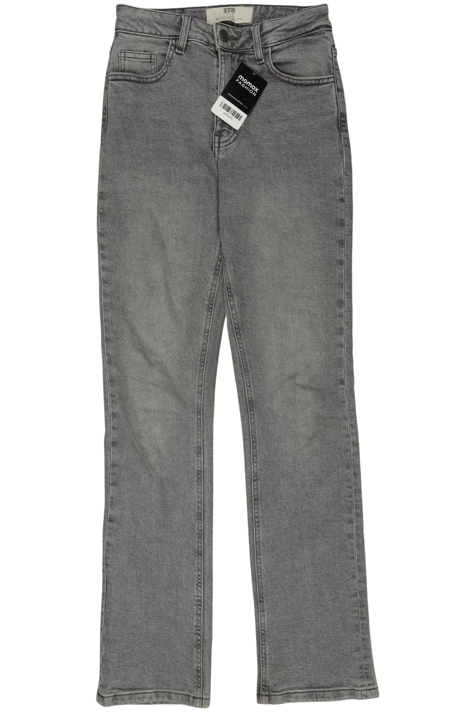 

Stradivarius Damen Jeans, grau, Gr. 34