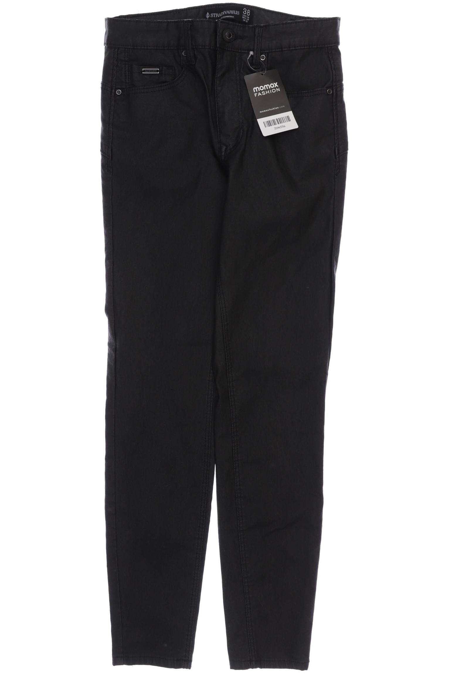 

Stradivarius Damen Jeans, schwarz, Gr. 38