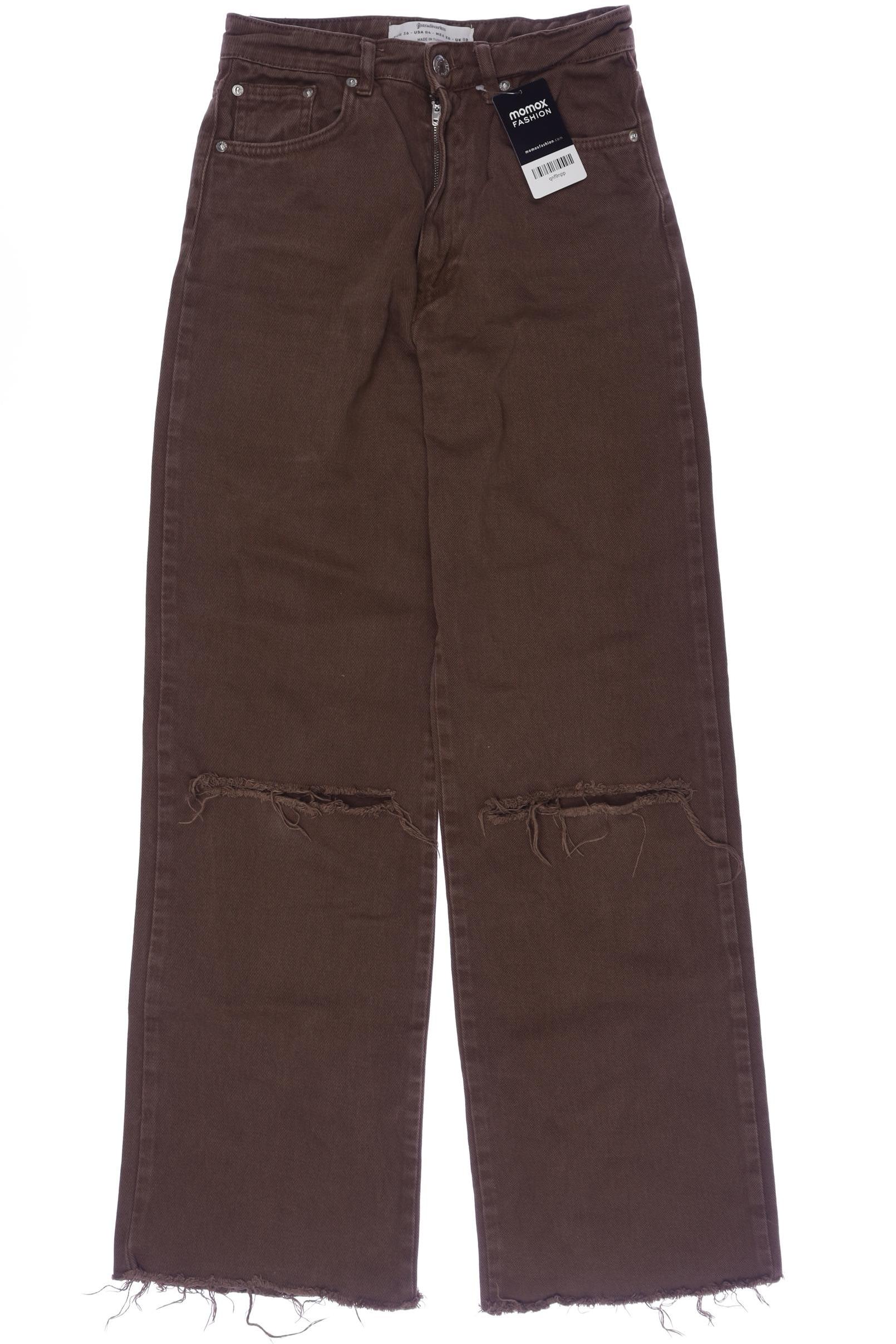 

Stradivarius Damen Jeans, braun, Gr. 36