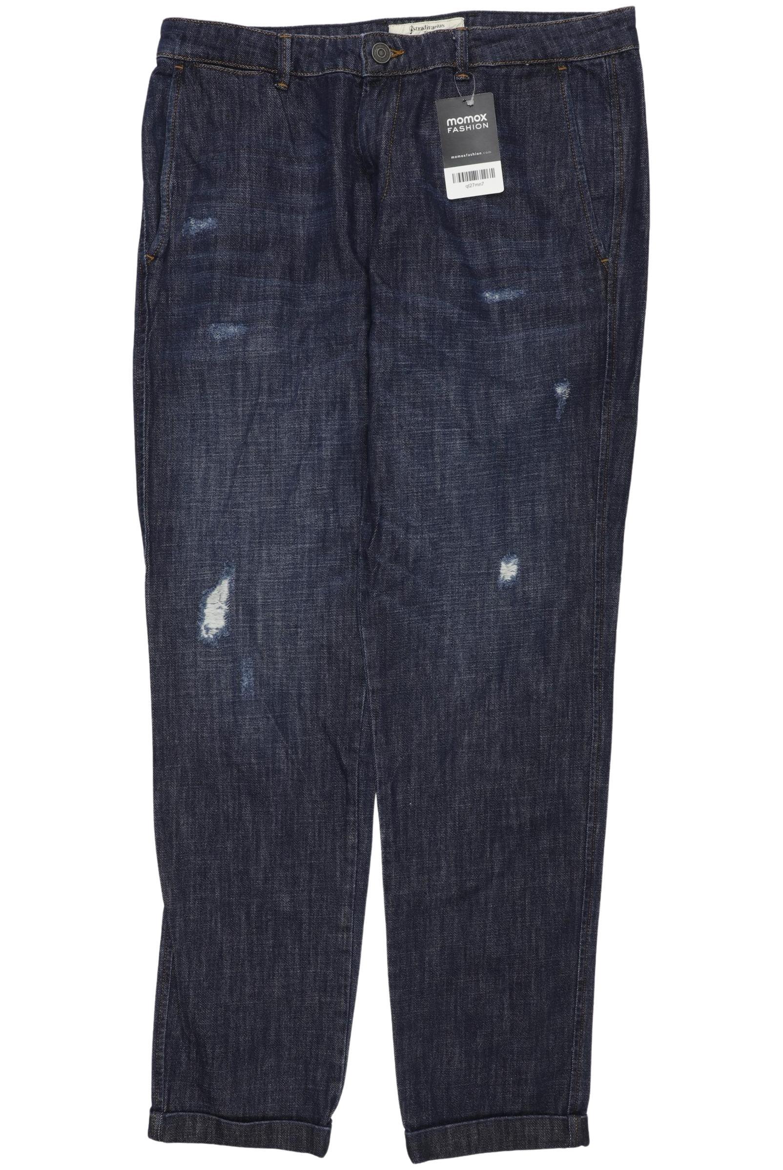 

Stradivarius Damen Jeans, marineblau, Gr. 42