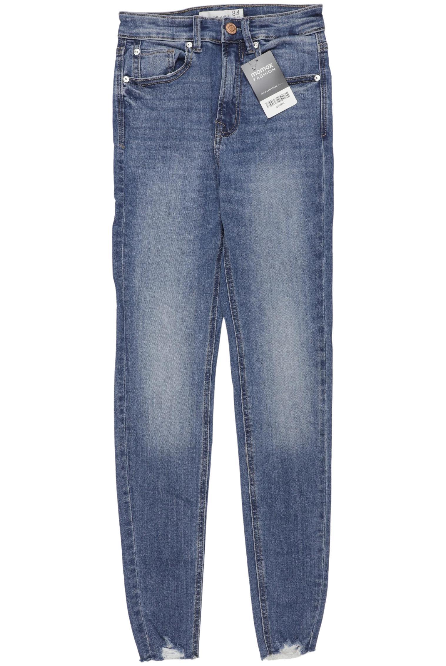 

Stradivarius Damen Jeans, blau, Gr. 34