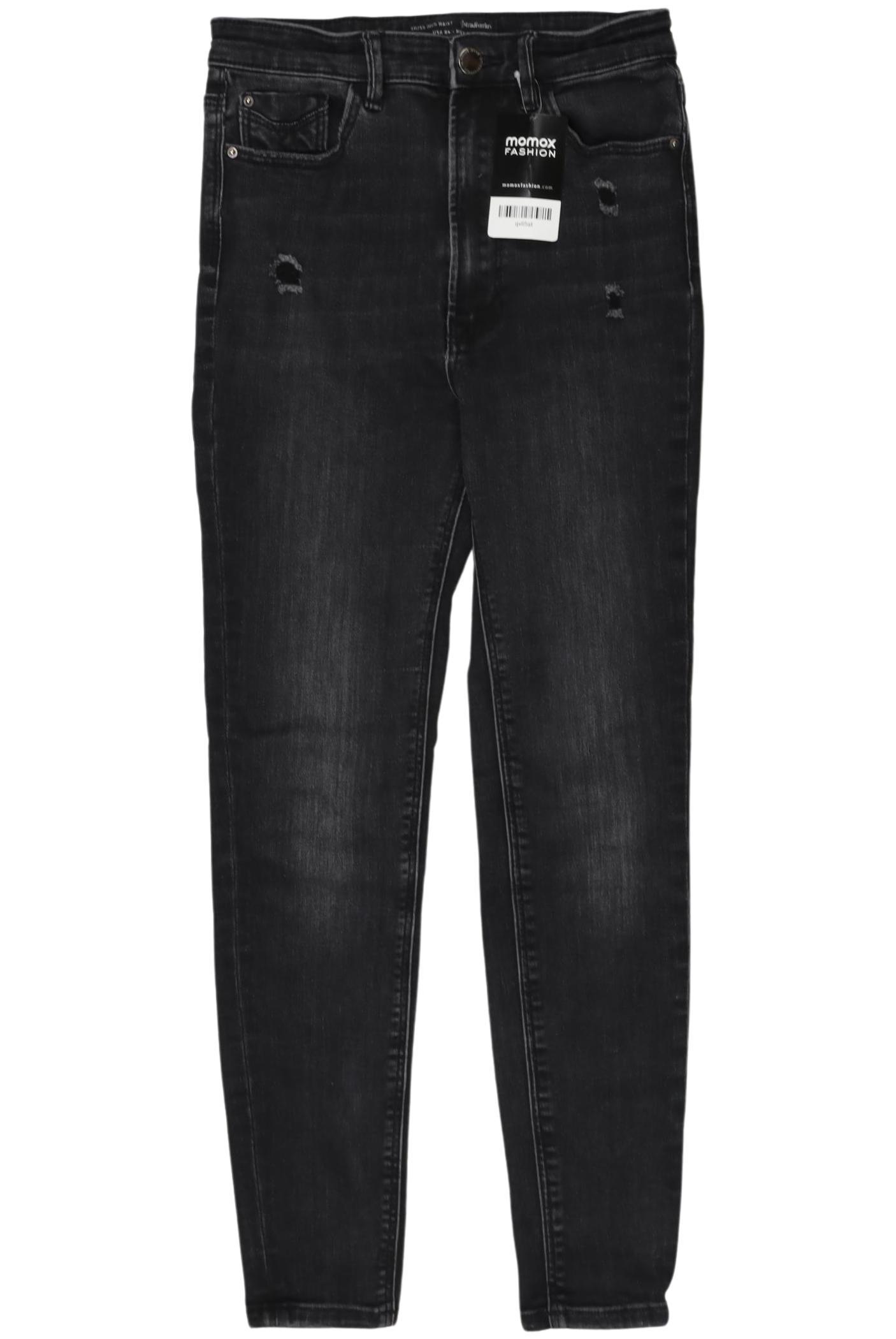 

Stradivarius Damen Jeans, schwarz, Gr. 36