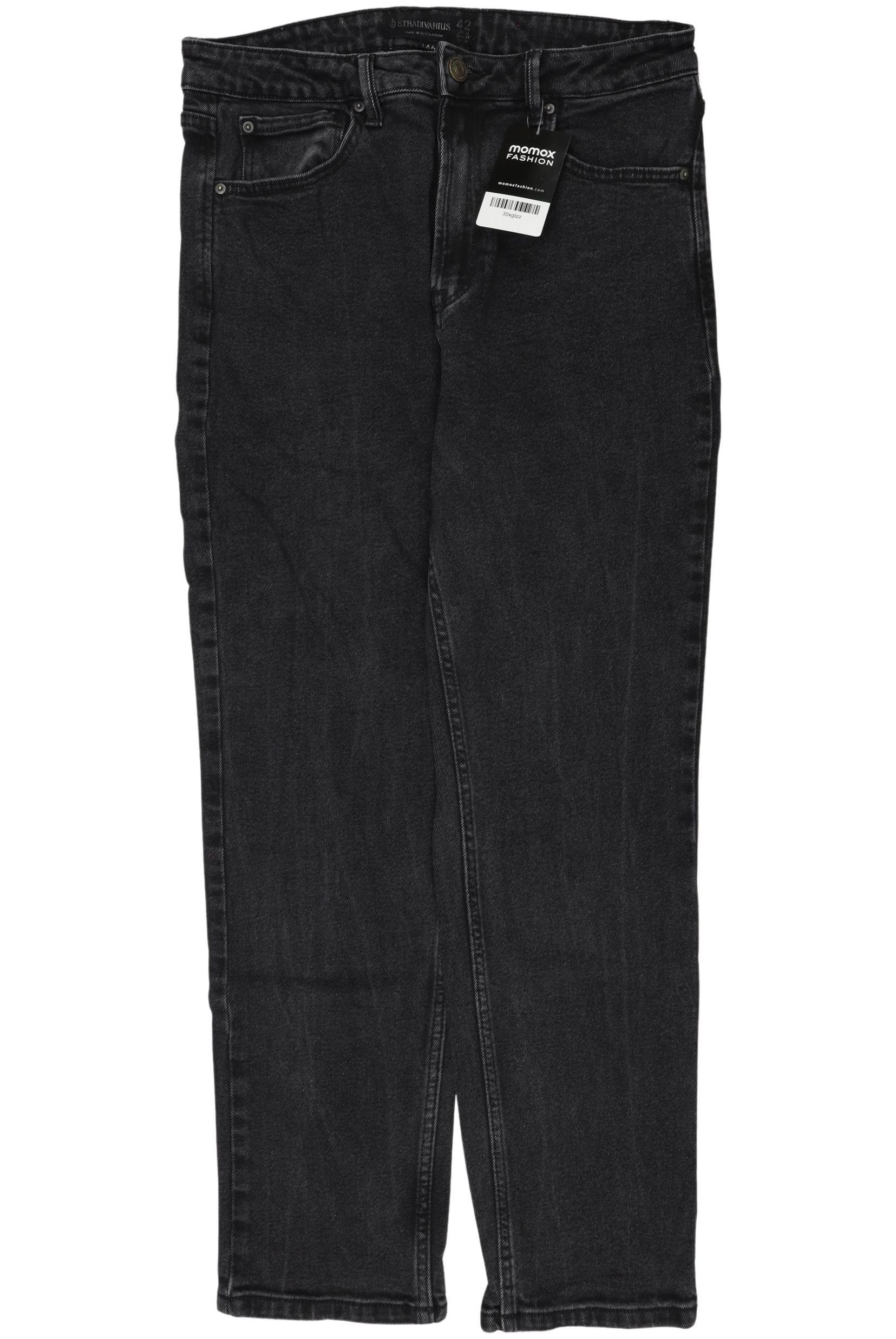 

Stradivarius Damen Jeans, grau, Gr. 42