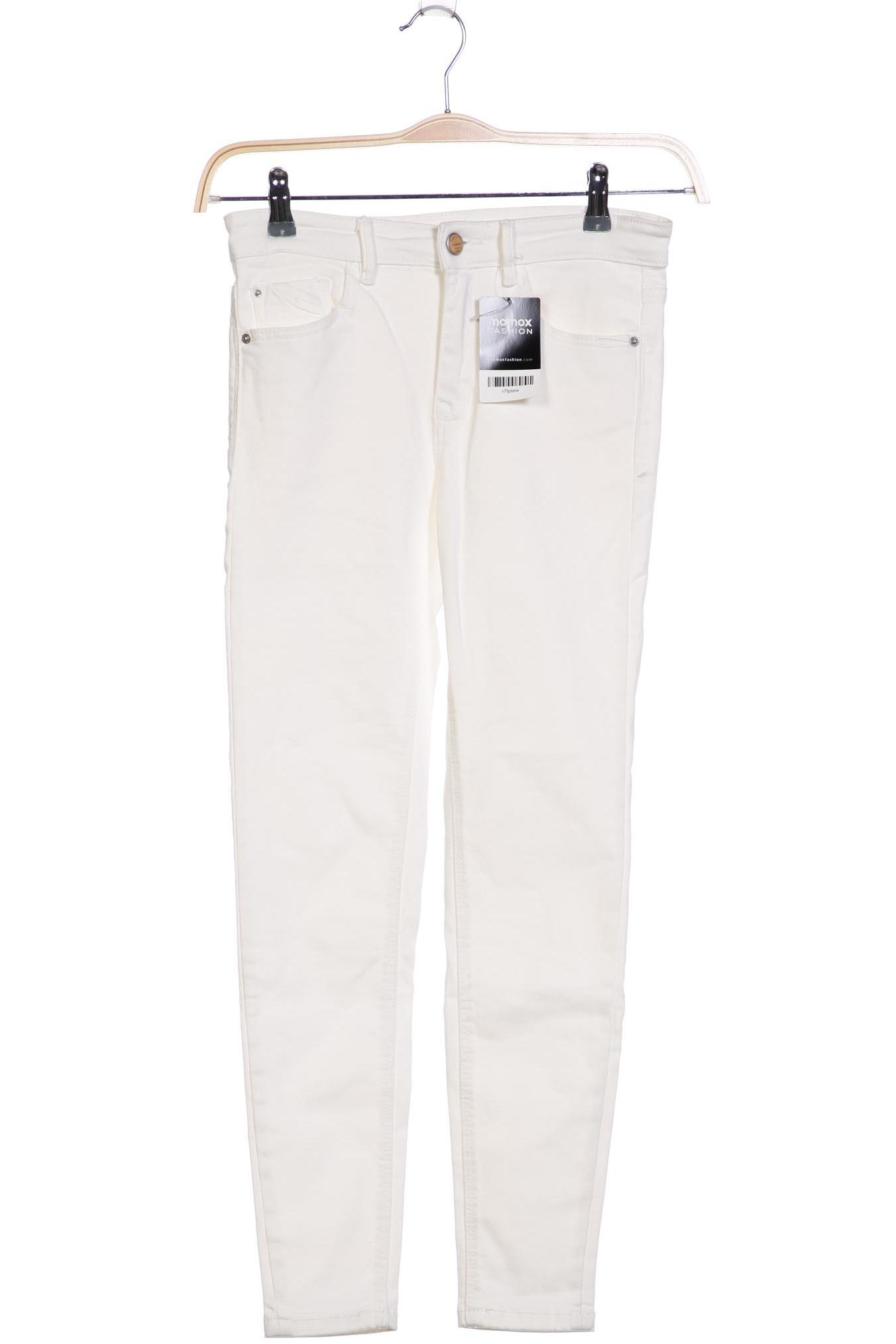 

Stradivarius Damen Jeans, weiß, Gr. 36