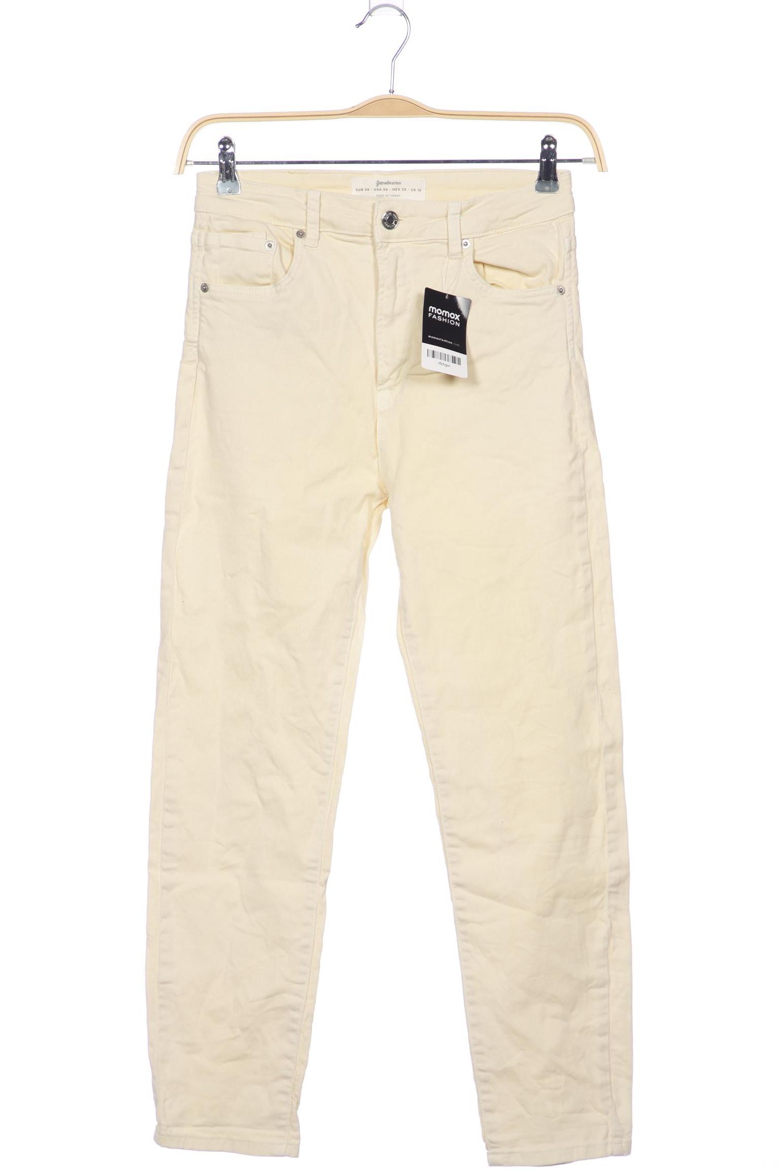 

Stradivarius Damen Jeans, cremeweiß, Gr. 38