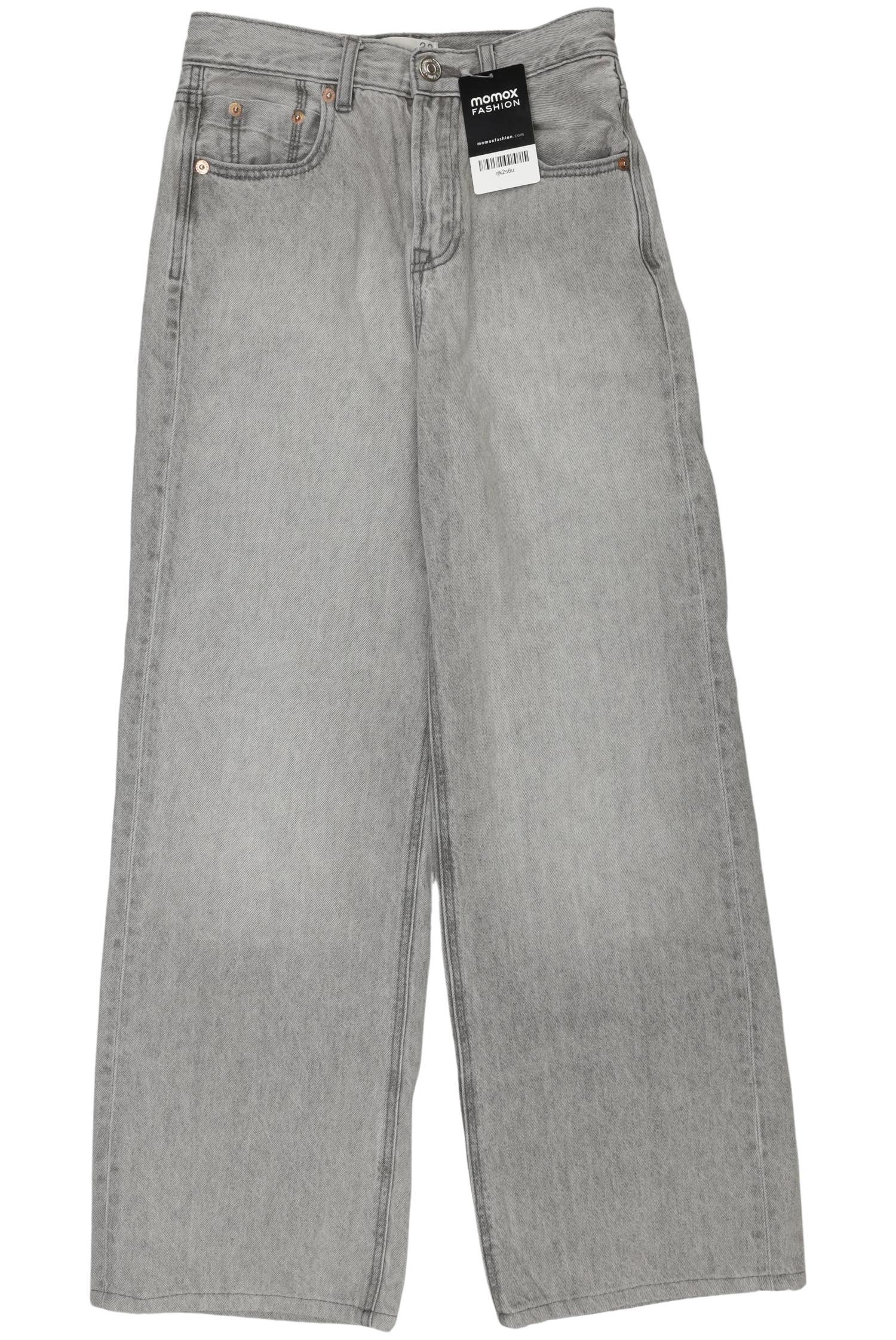 

Stradivarius Damen Jeans, grau, Gr. 32