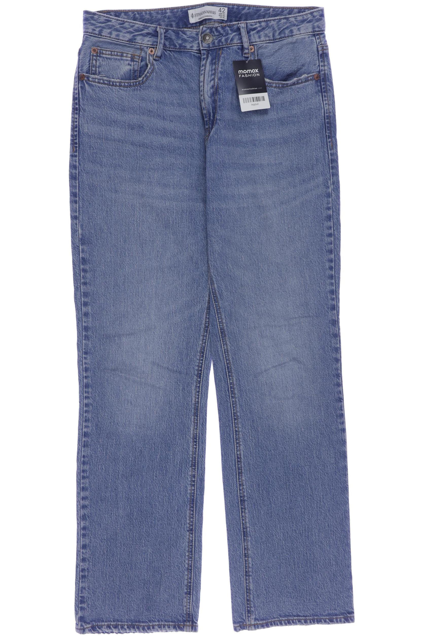 Thumbnail - Stradivarius Damen Jeans, blau, Gr. 42
