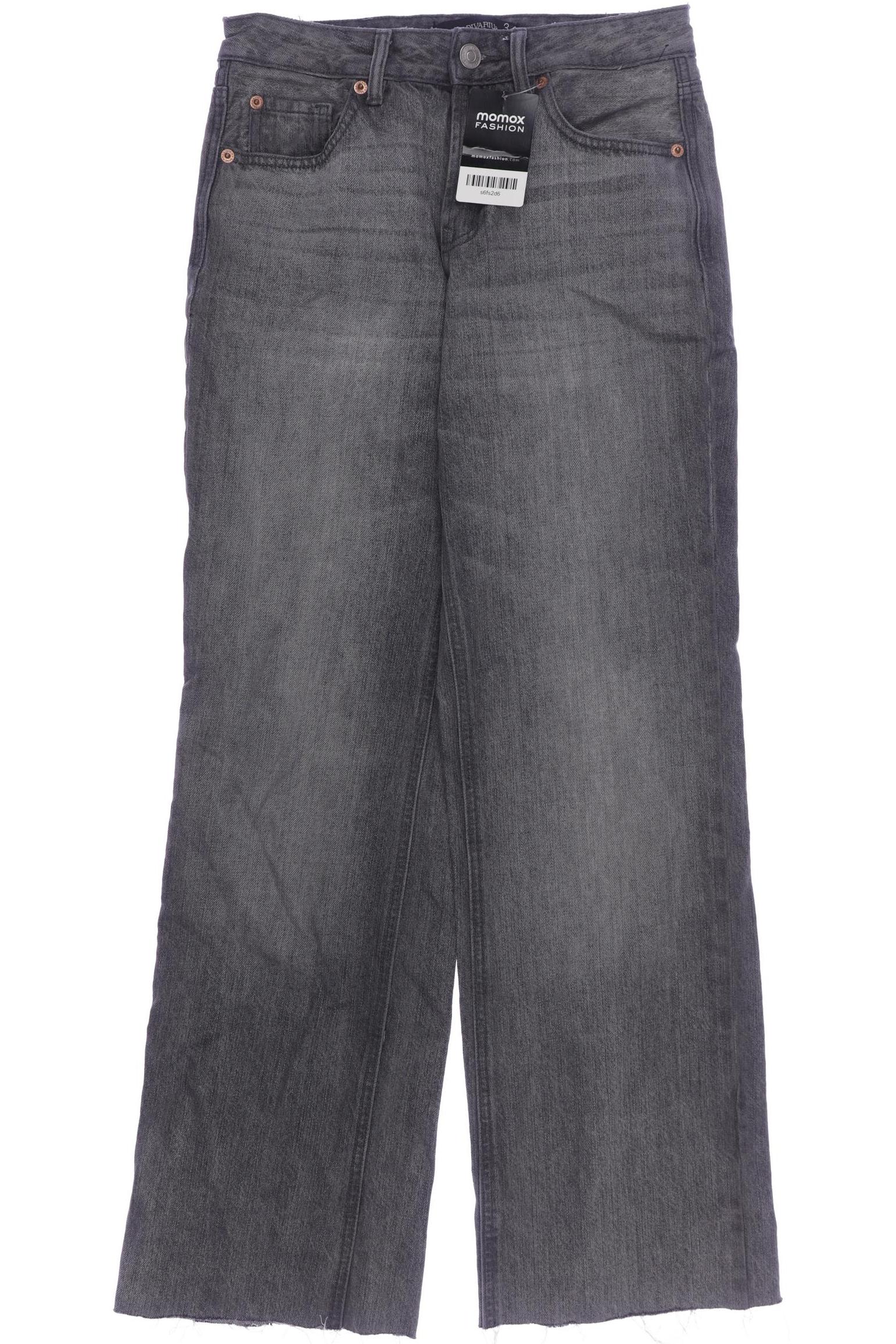 

Stradivarius Damen Jeans, grau, Gr. 34
