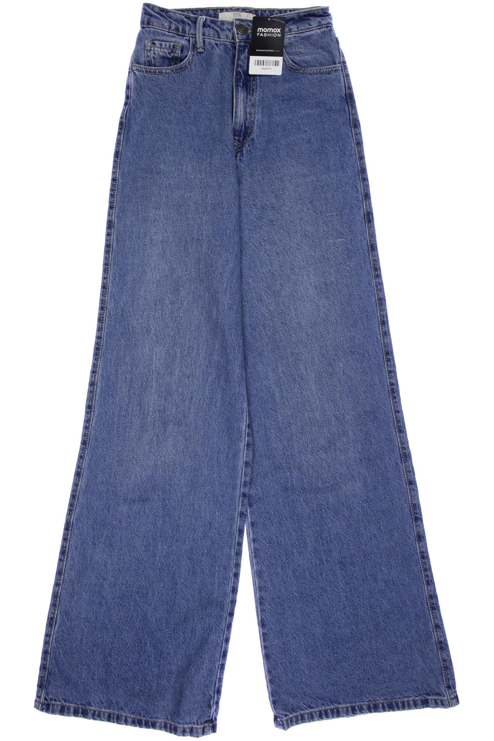 

Stradivarius Damen Jeans, blau, Gr. 32