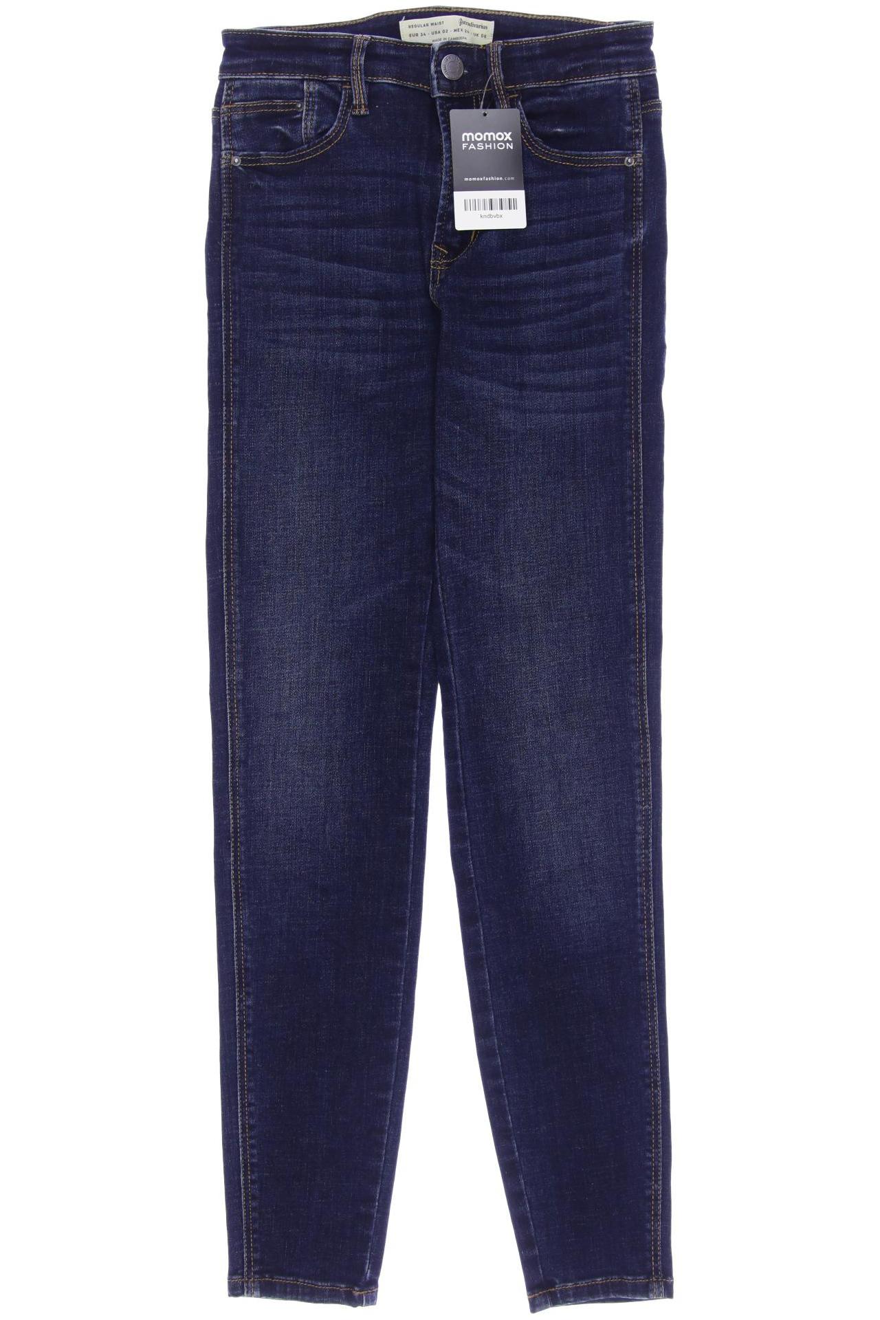 

Stradivarius Damen Jeans, marineblau, Gr. 34