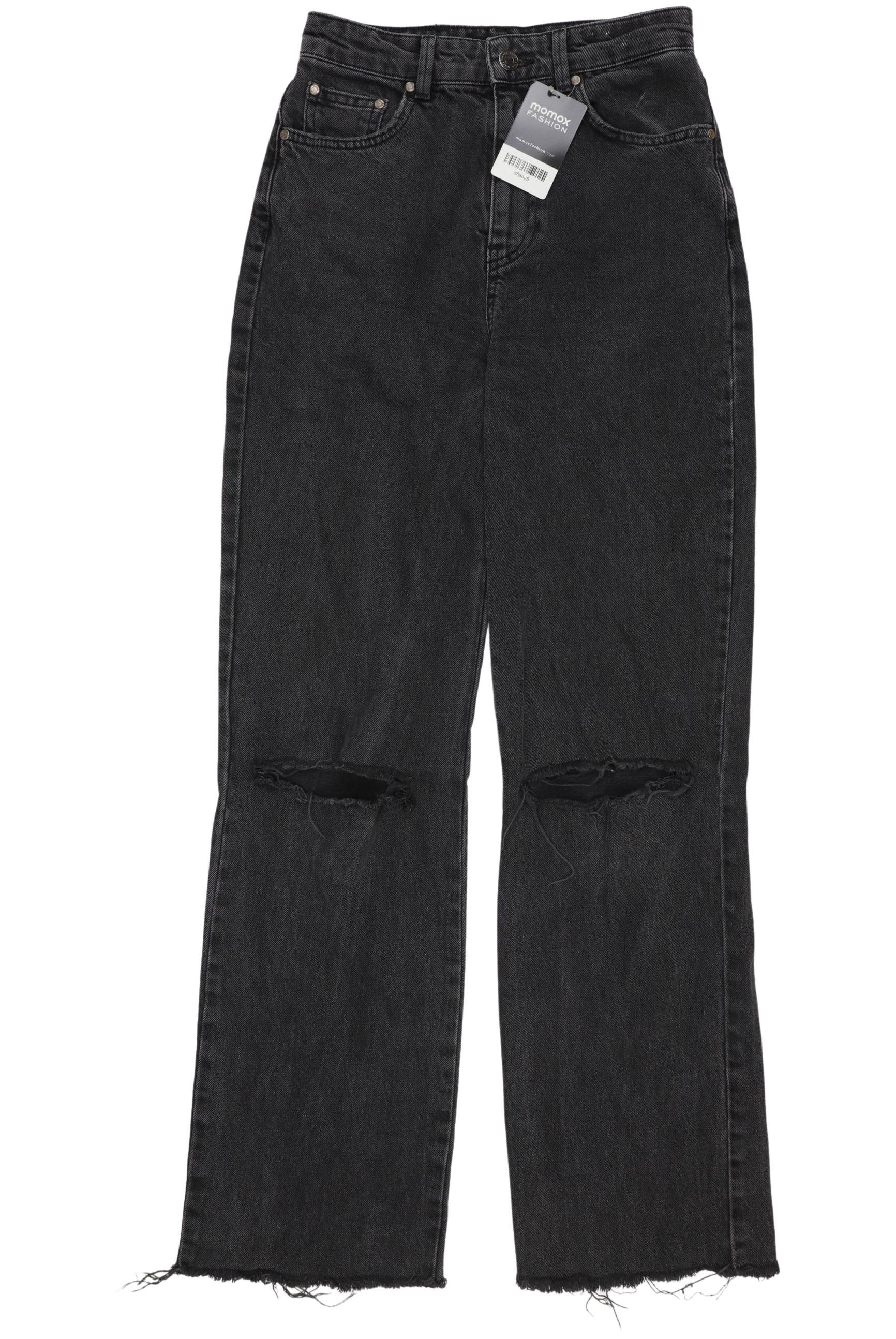 

Stradivarius Damen Jeans, schwarz, Gr. 34