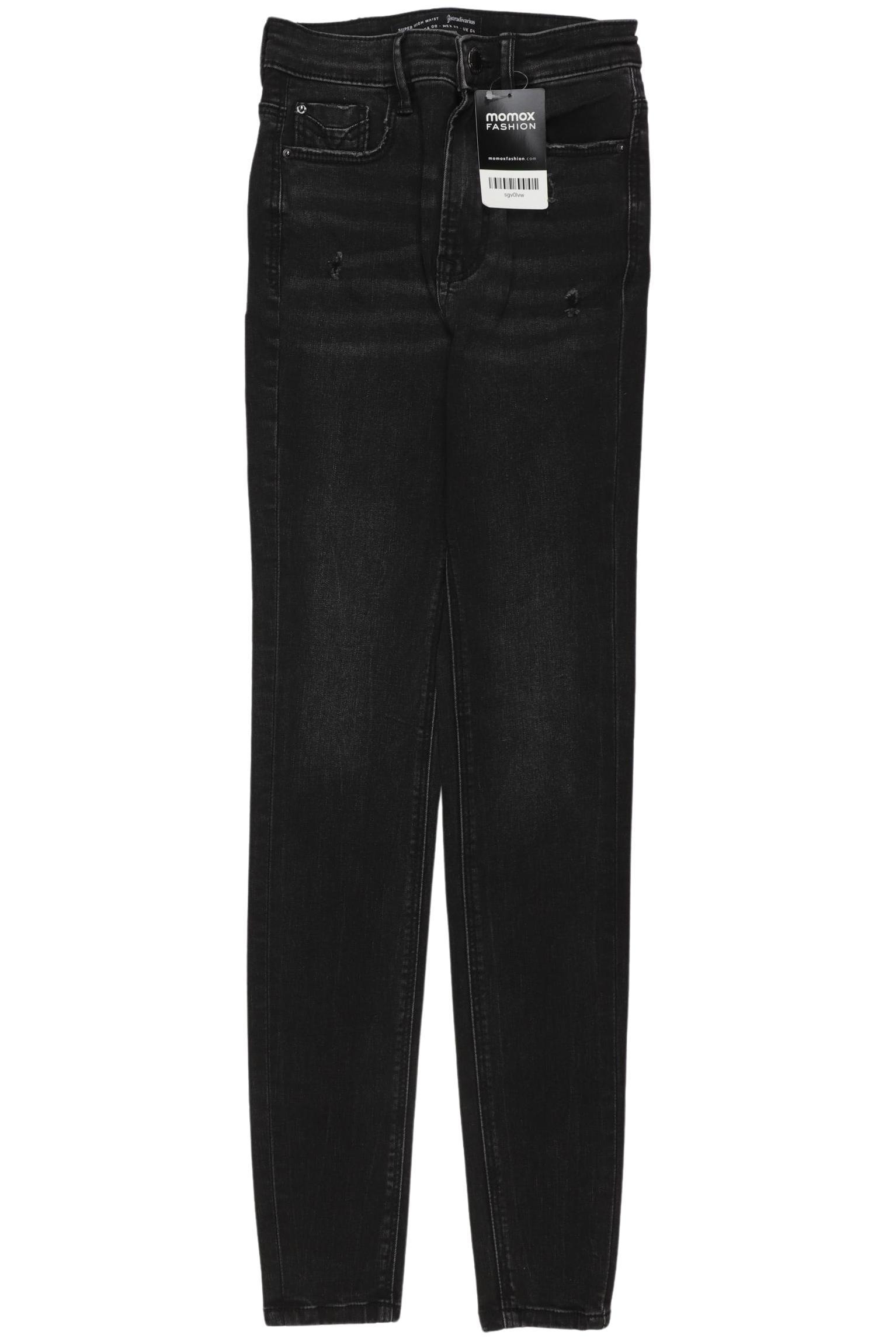 

Stradivarius Damen Jeans, schwarz, Gr. 32