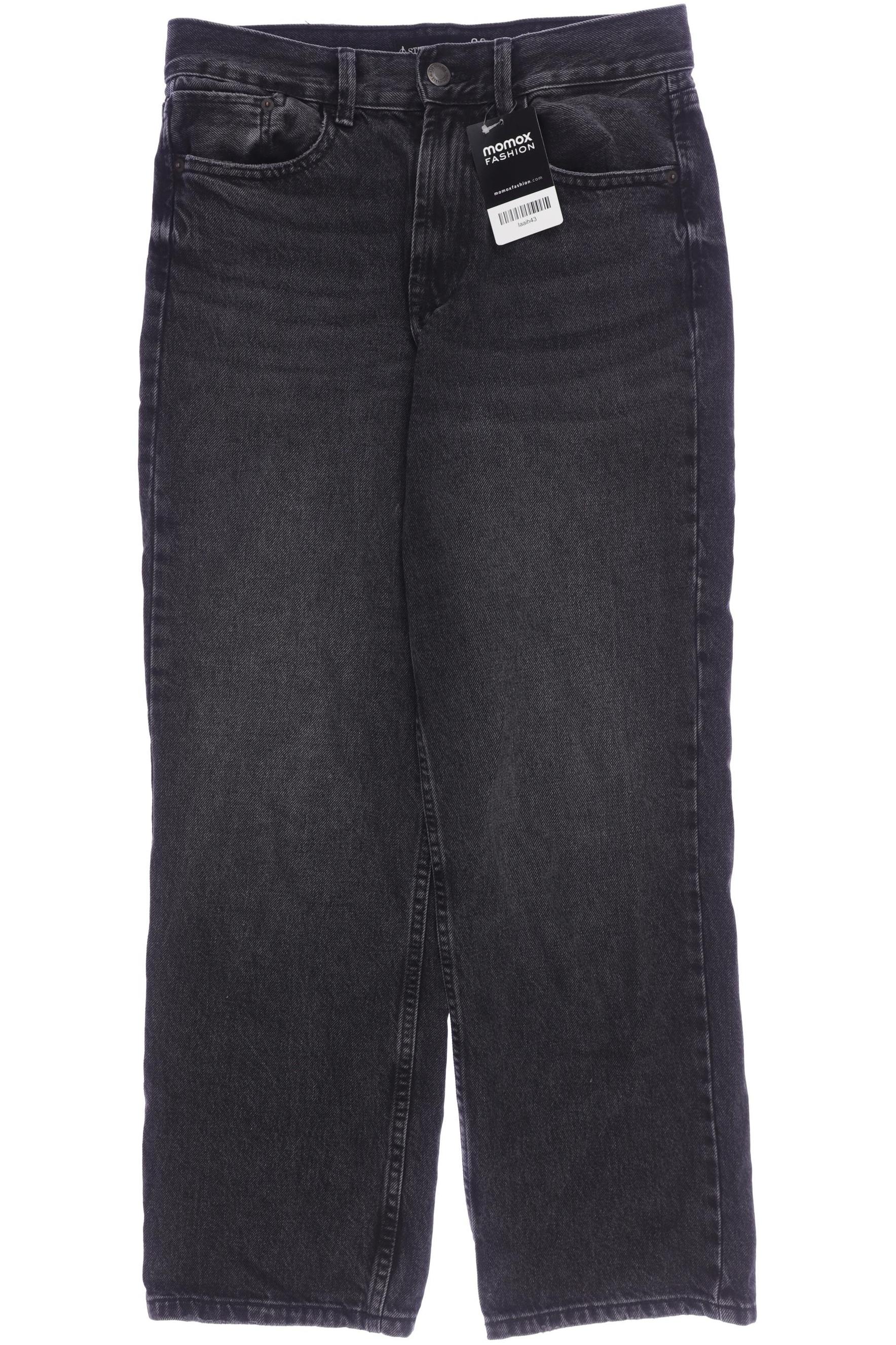 

Stradivarius Damen Jeans, schwarz, Gr. 38