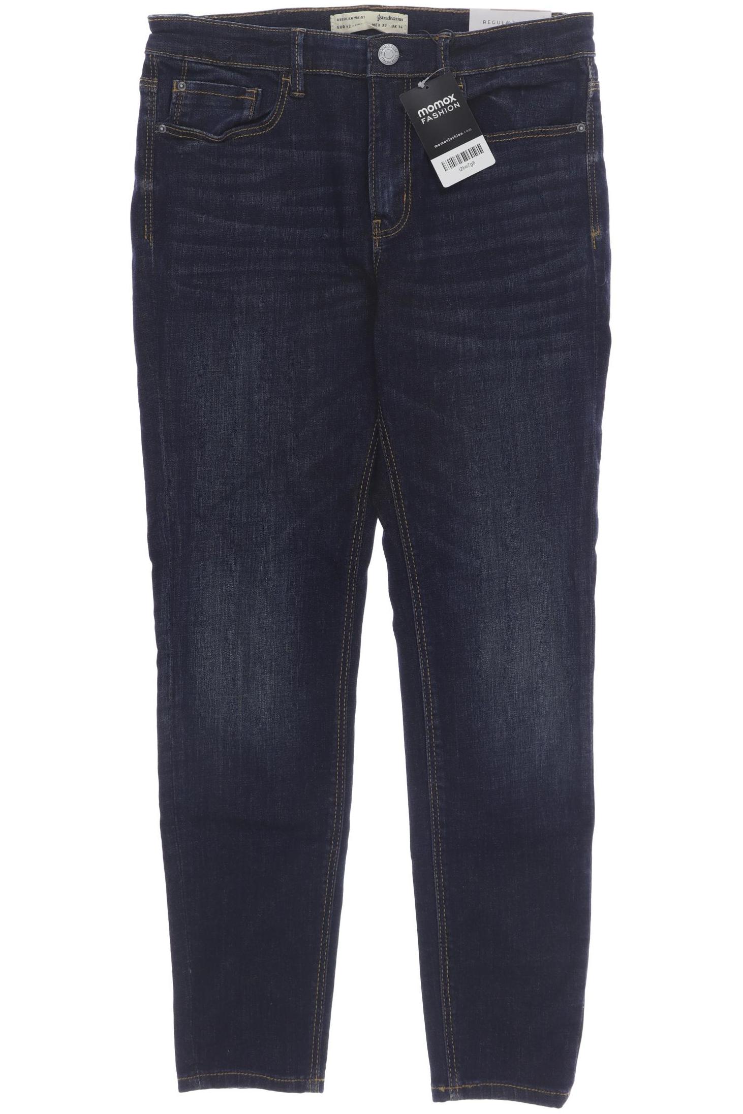 

Stradivarius Damen Jeans, marineblau, Gr. 42