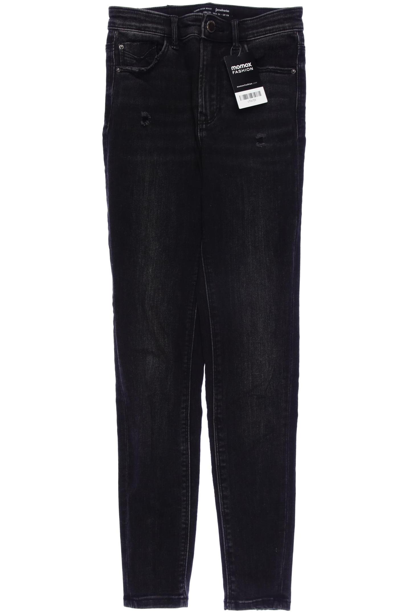 

Stradivarius Damen Jeans, schwarz, Gr. 34