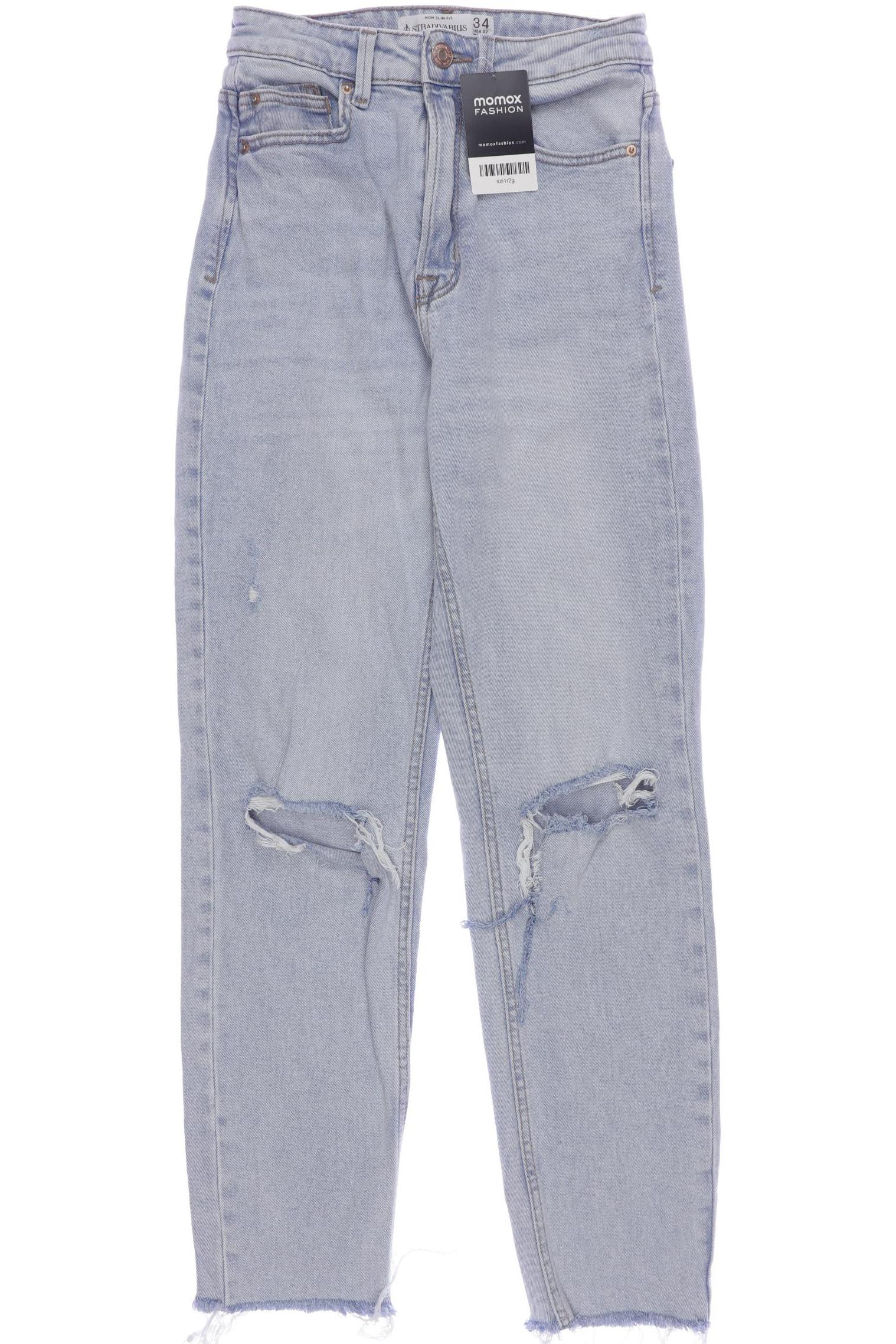 

Stradivarius Damen Jeans, hellblau, Gr. 34