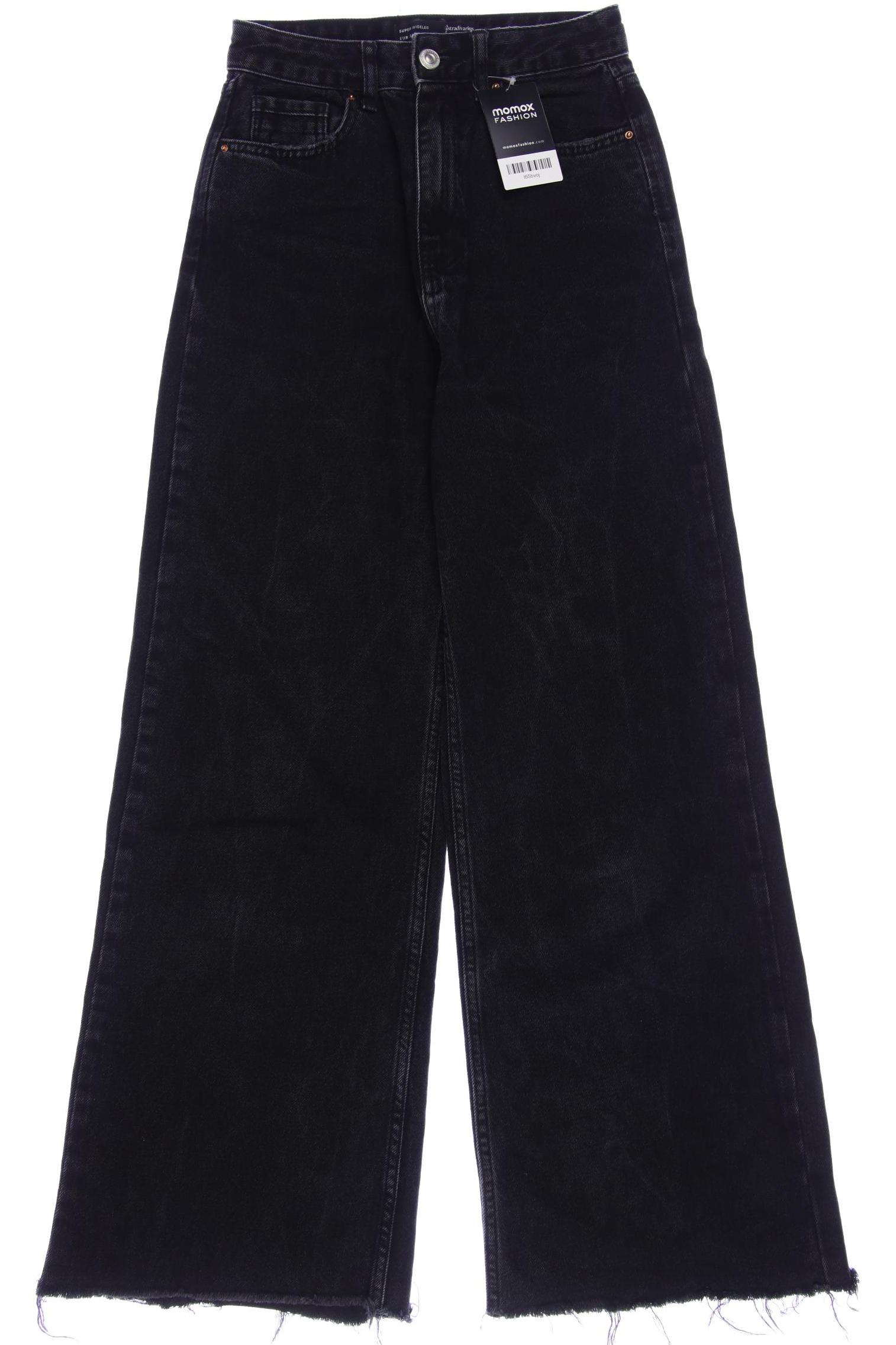 

Stradivarius Damen Jeans, schwarz