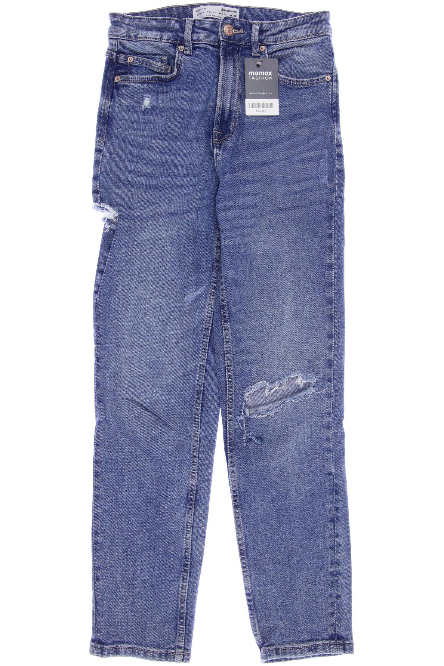 

Stradivarius Damen Jeans, marineblau