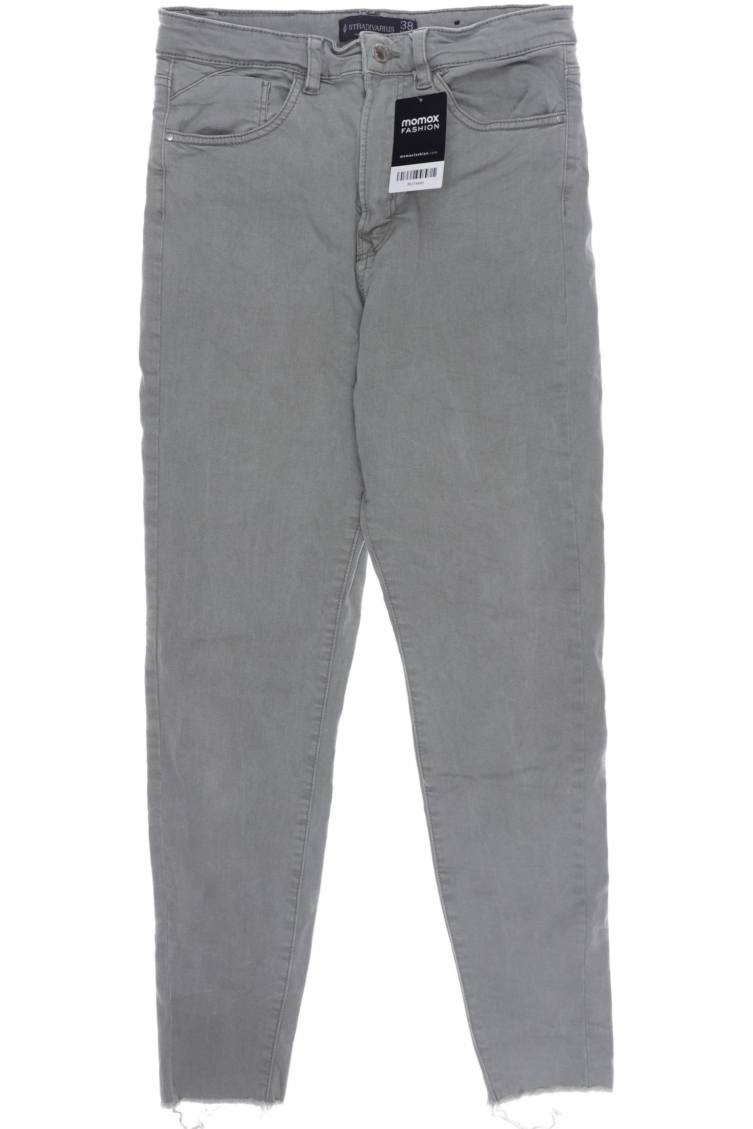 

Stradivarius Damen Jeans, hellgrün, Gr. 38