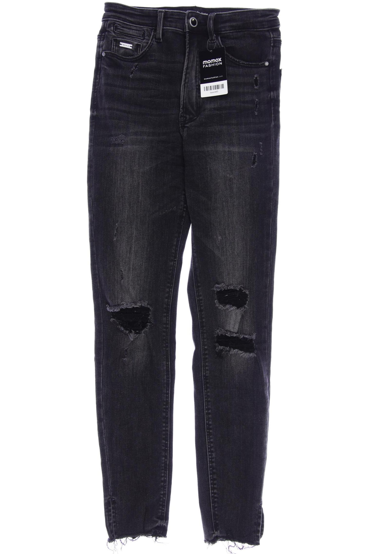 

Stradivarius Damen Jeans, schwarz