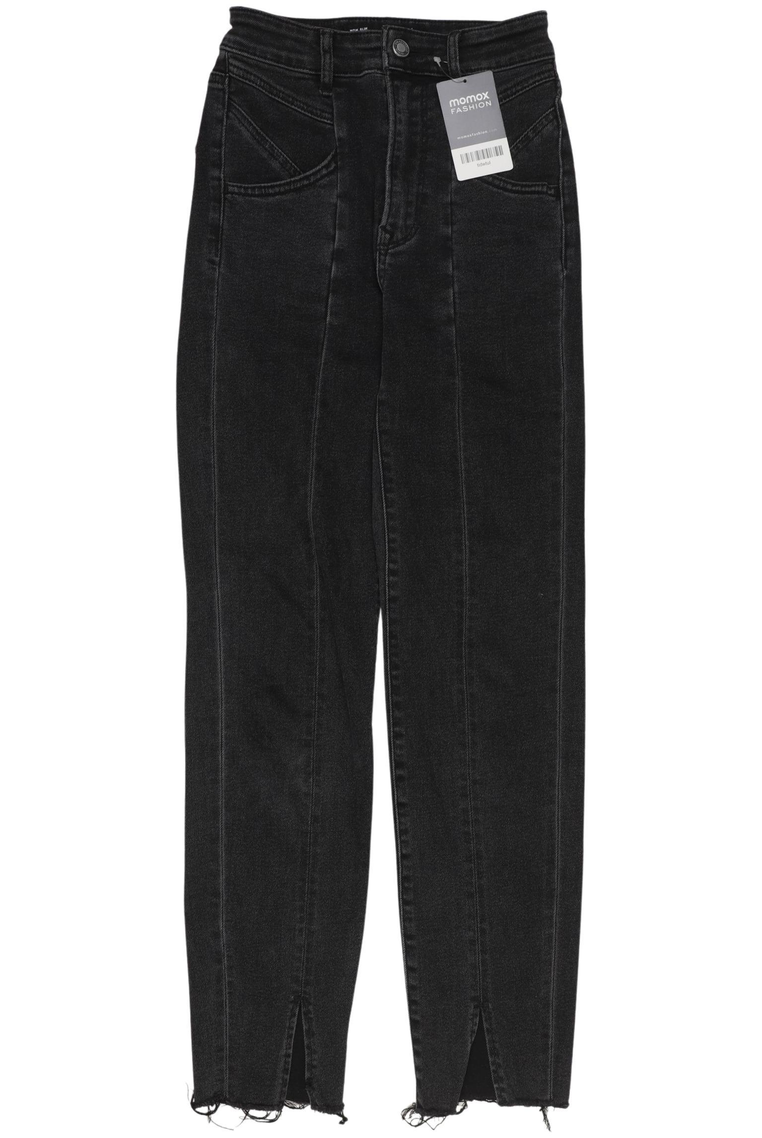 

Stradivarius Damen Jeans, schwarz, Gr. 32