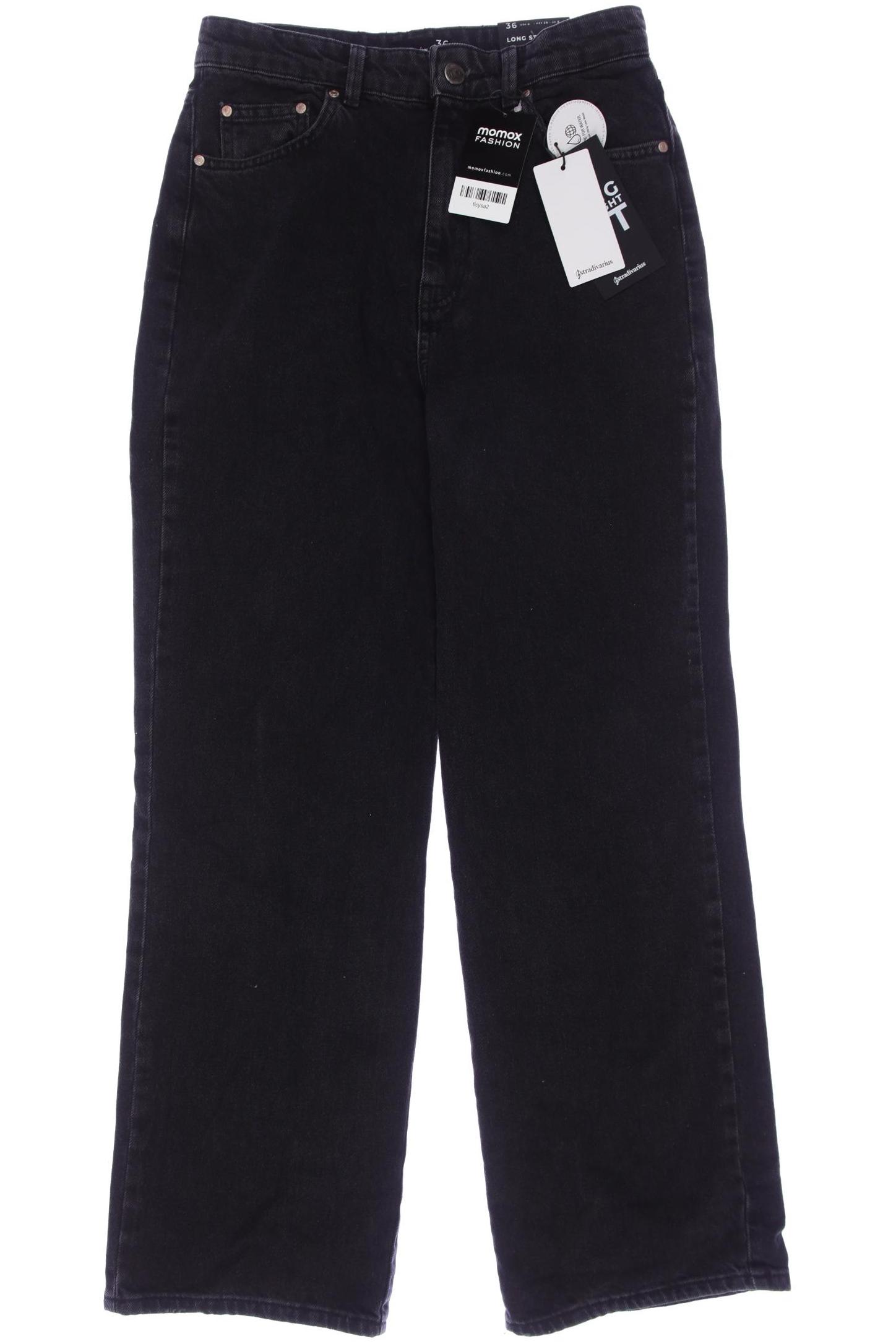 

Stradivarius Damen Jeans, grau, Gr. 36