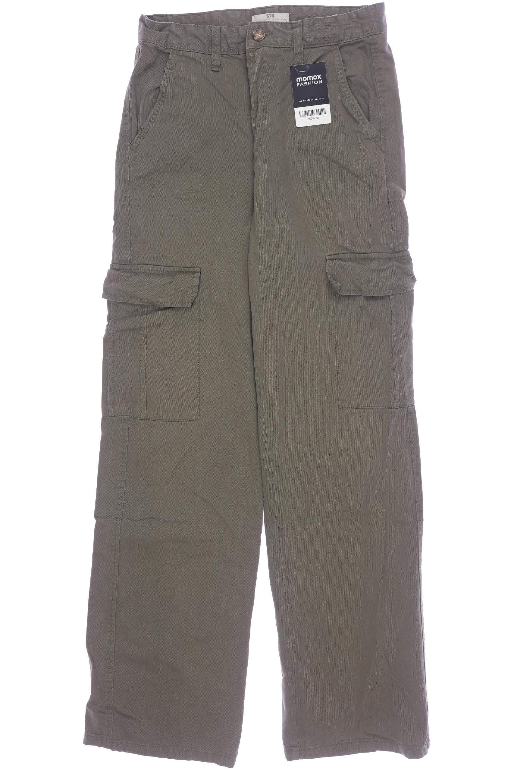 

Stradivarius Damen Jeans, grün, Gr. 40