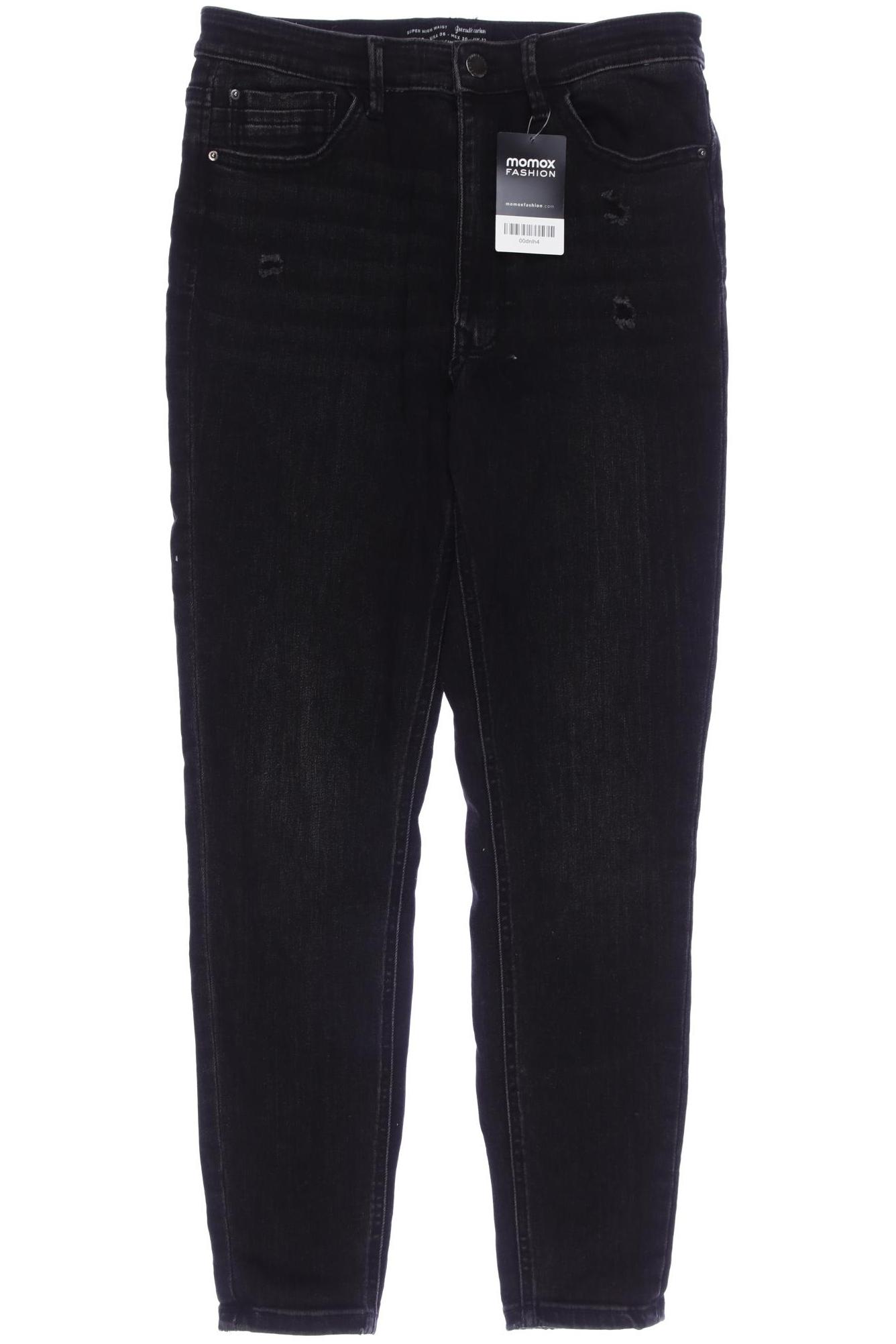 

Stradivarius Damen Jeans, schwarz, Gr. 40