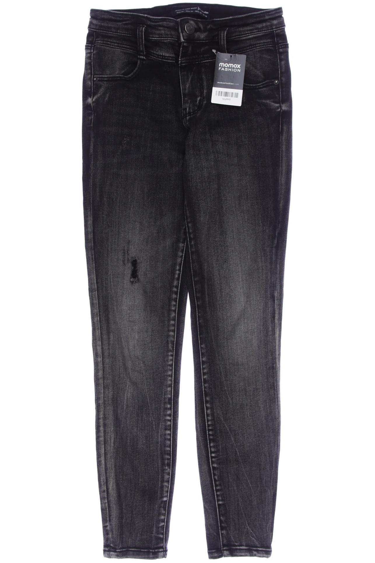 

Stradivarius Damen Jeans, schwarz, Gr. 36