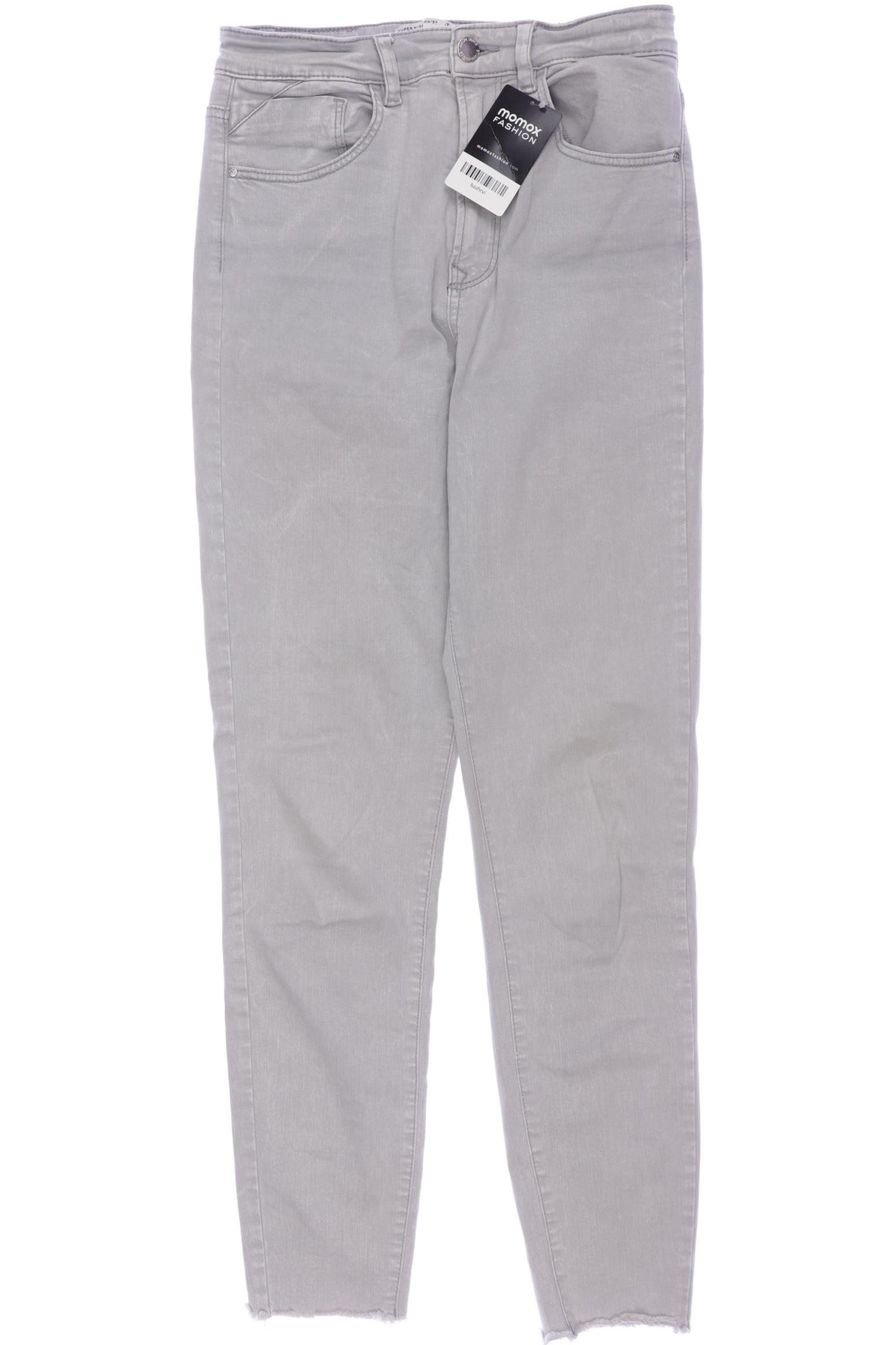 

Stradivarius Damen Jeans, grau, Gr. 38
