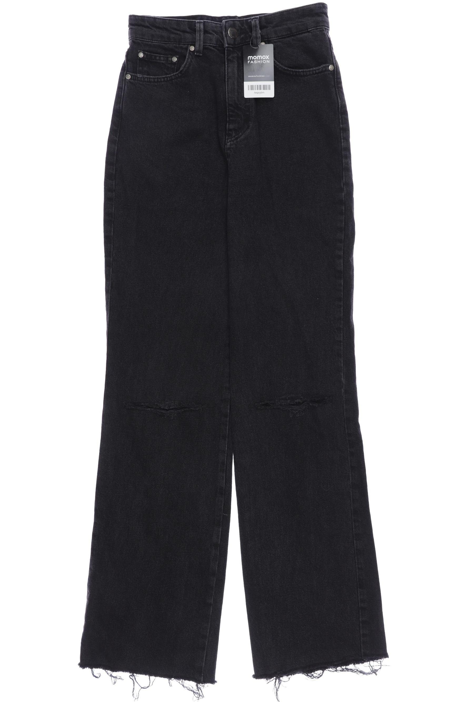 

Stradivarius Damen Jeans, schwarz, Gr. 34