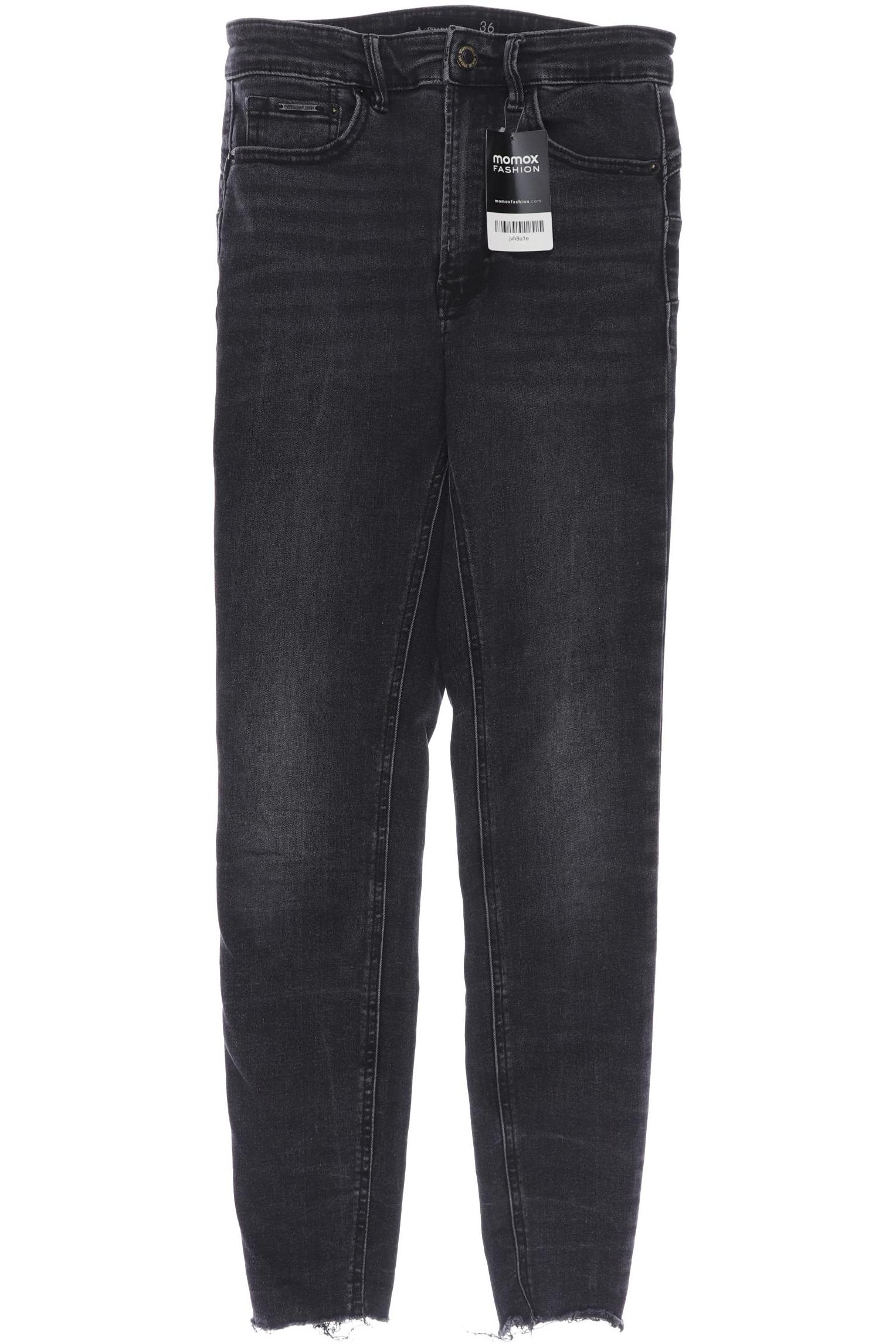 

Stradivarius Damen Jeans, schwarz, Gr. 36