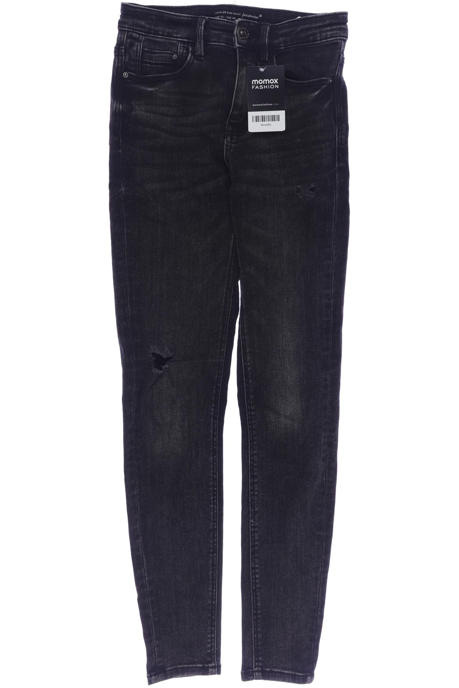

Stradivarius Damen Jeans, schwarz, Gr. 32