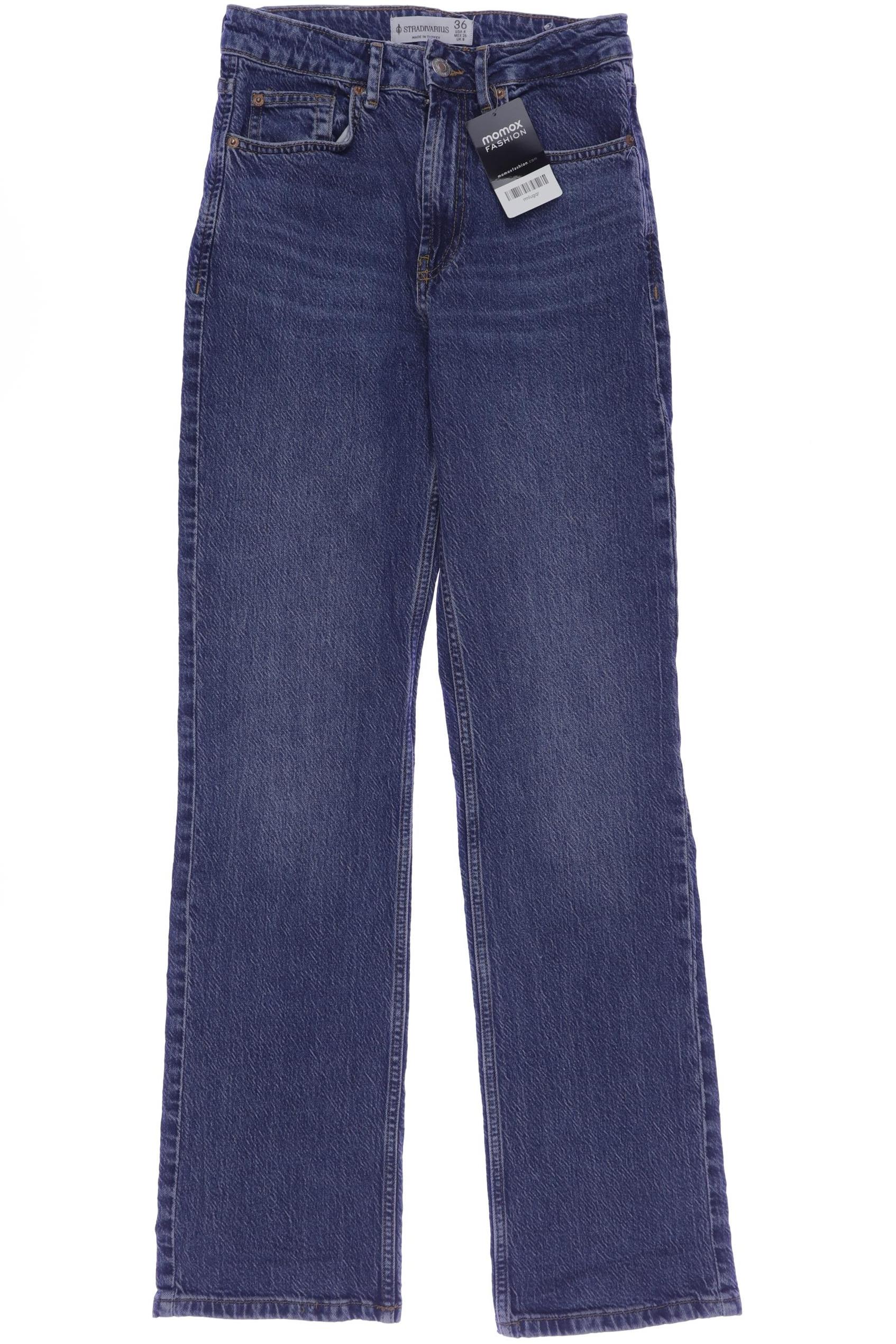 

Stradivarius Damen Jeans, marineblau, Gr. 36