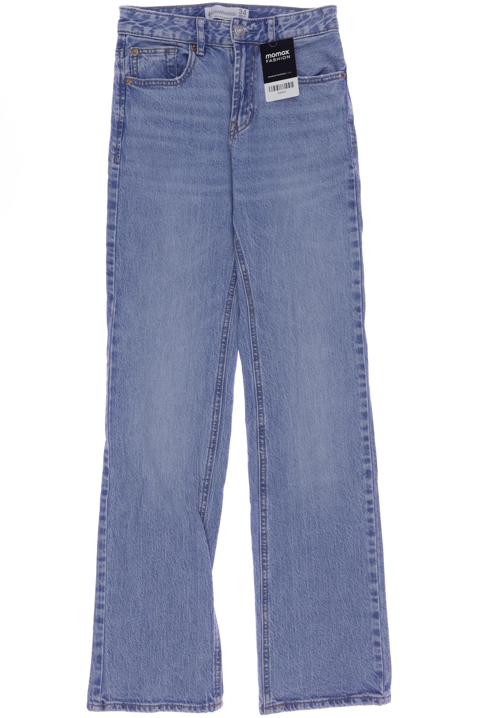 

Stradivarius Damen Jeans, blau, Gr. 34