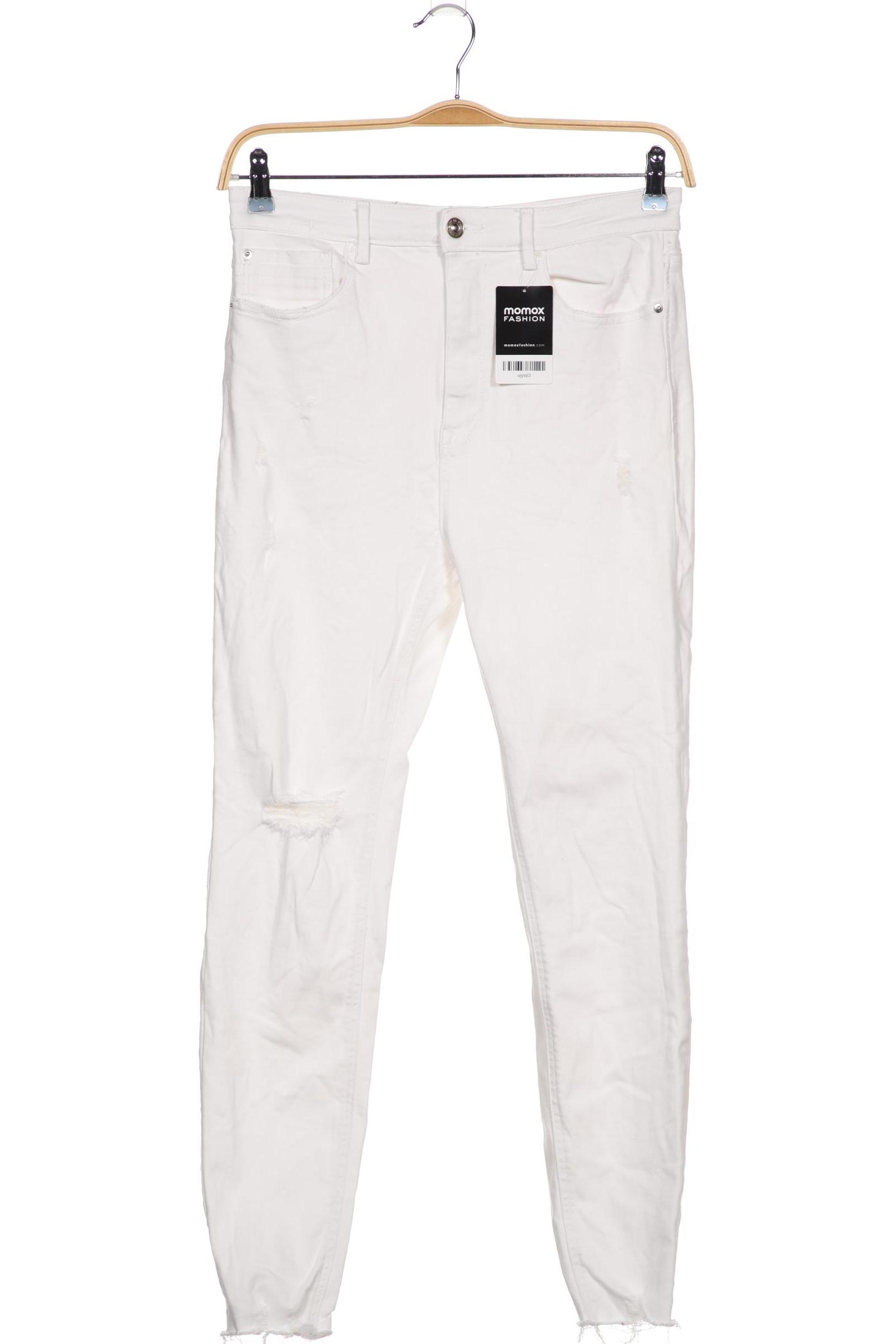 

Stradivarius Damen Jeans, cremeweiß