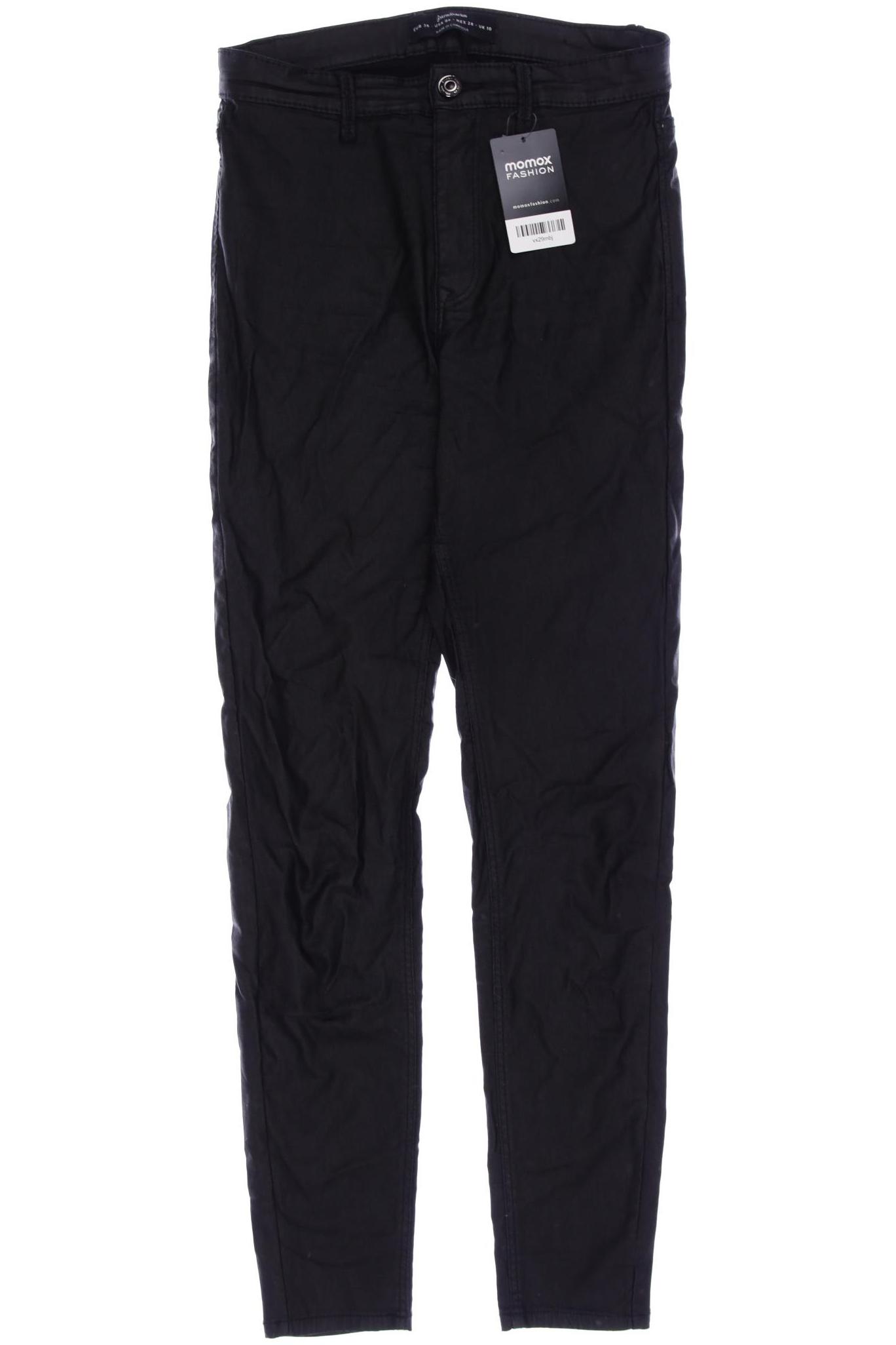 

Stradivarius Damen Jeans, schwarz