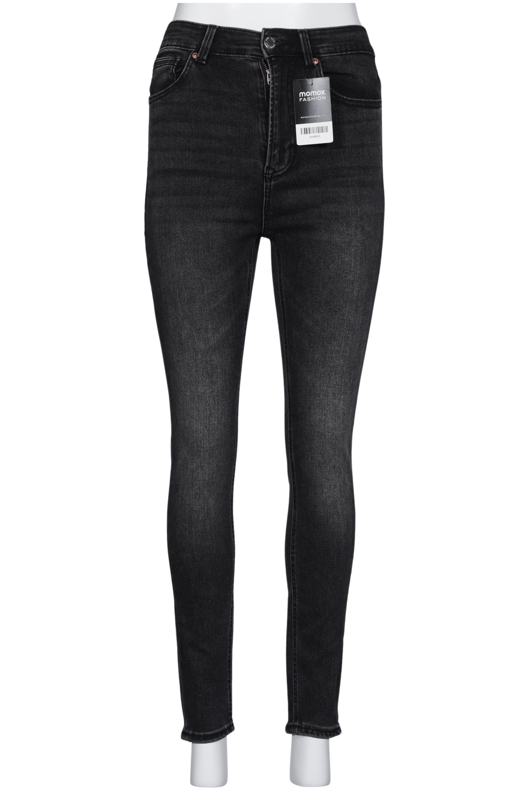 

Stradivarius Damen Jeans, schwarz, Gr. 38