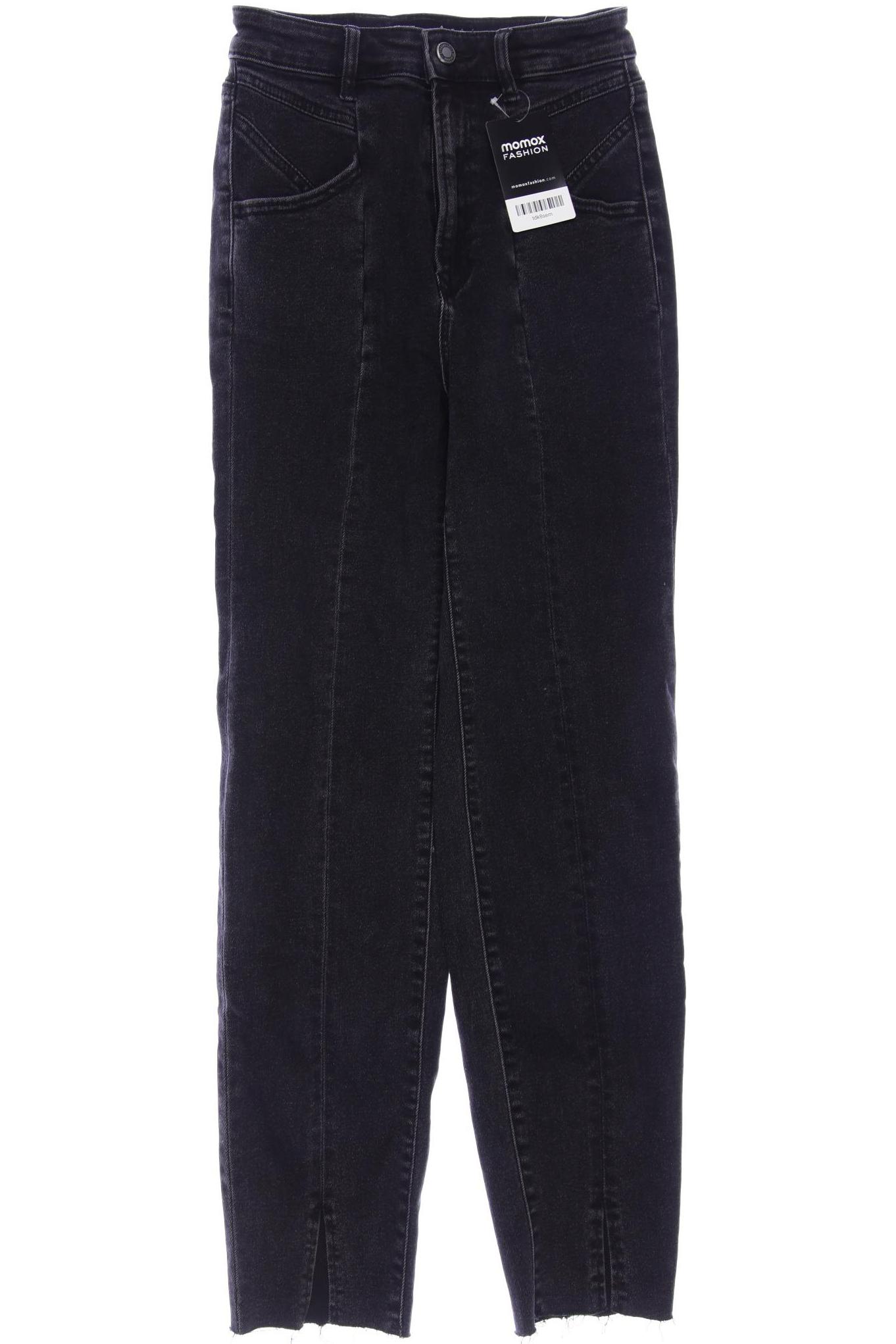 

Stradivarius Damen Jeans, schwarz