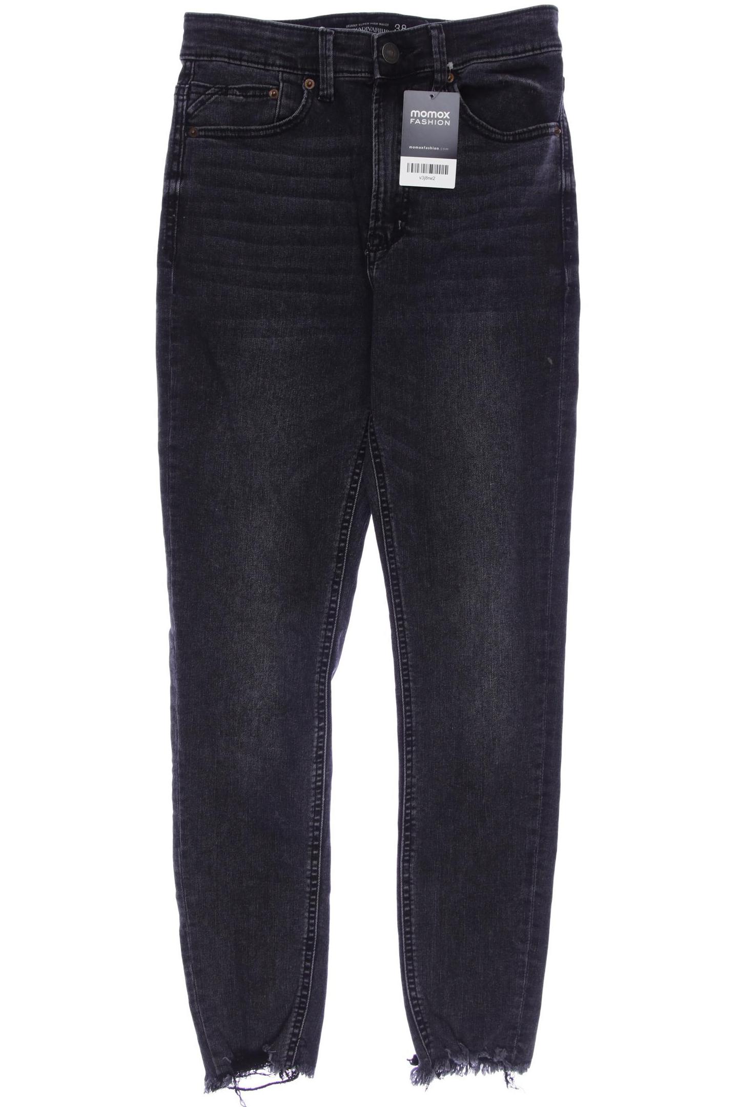 

Stradivarius Damen Jeans, schwarz, Gr. 38