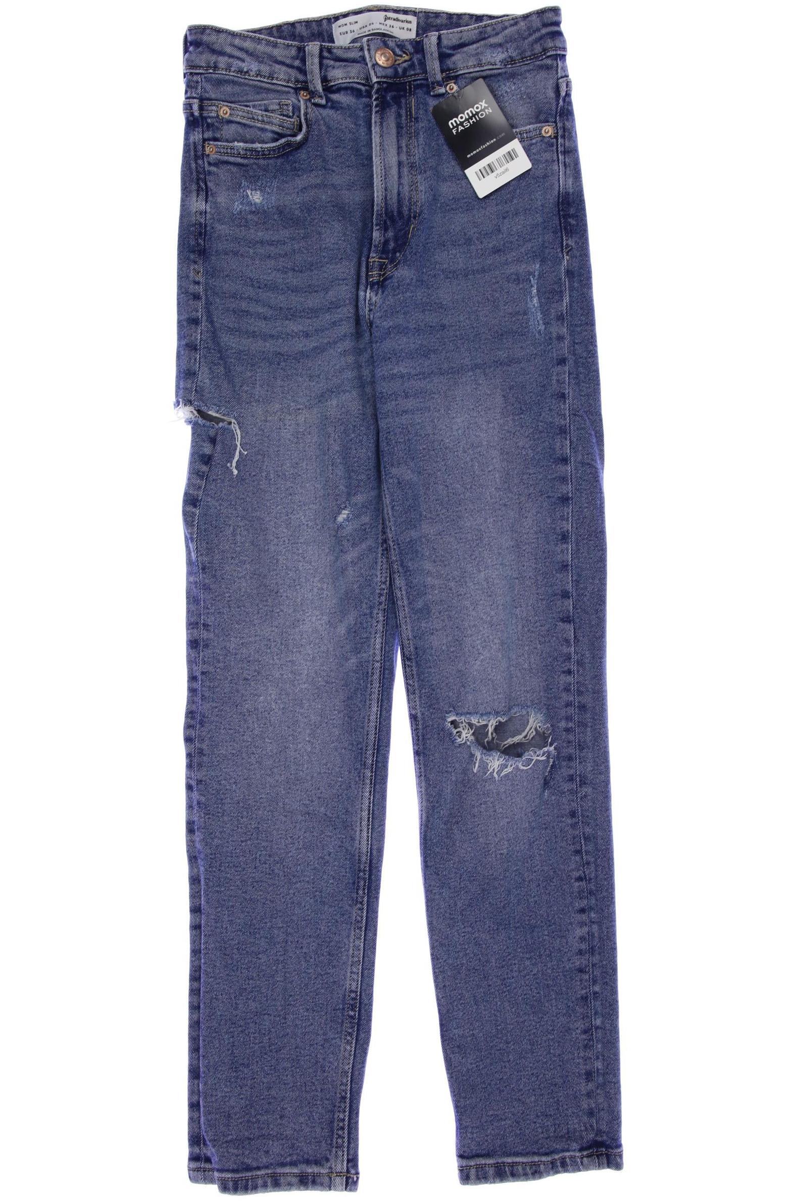 

Stradivarius Damen Jeans, blau, Gr. 36