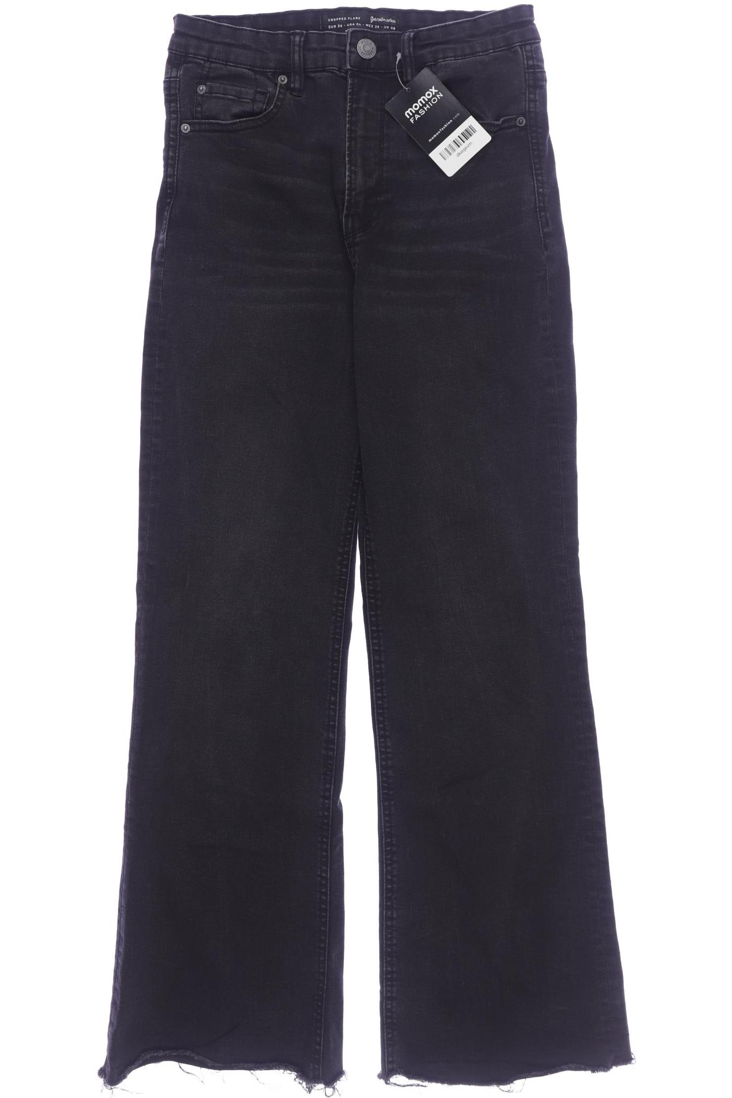 

Stradivarius Damen Jeans, schwarz, Gr. 36