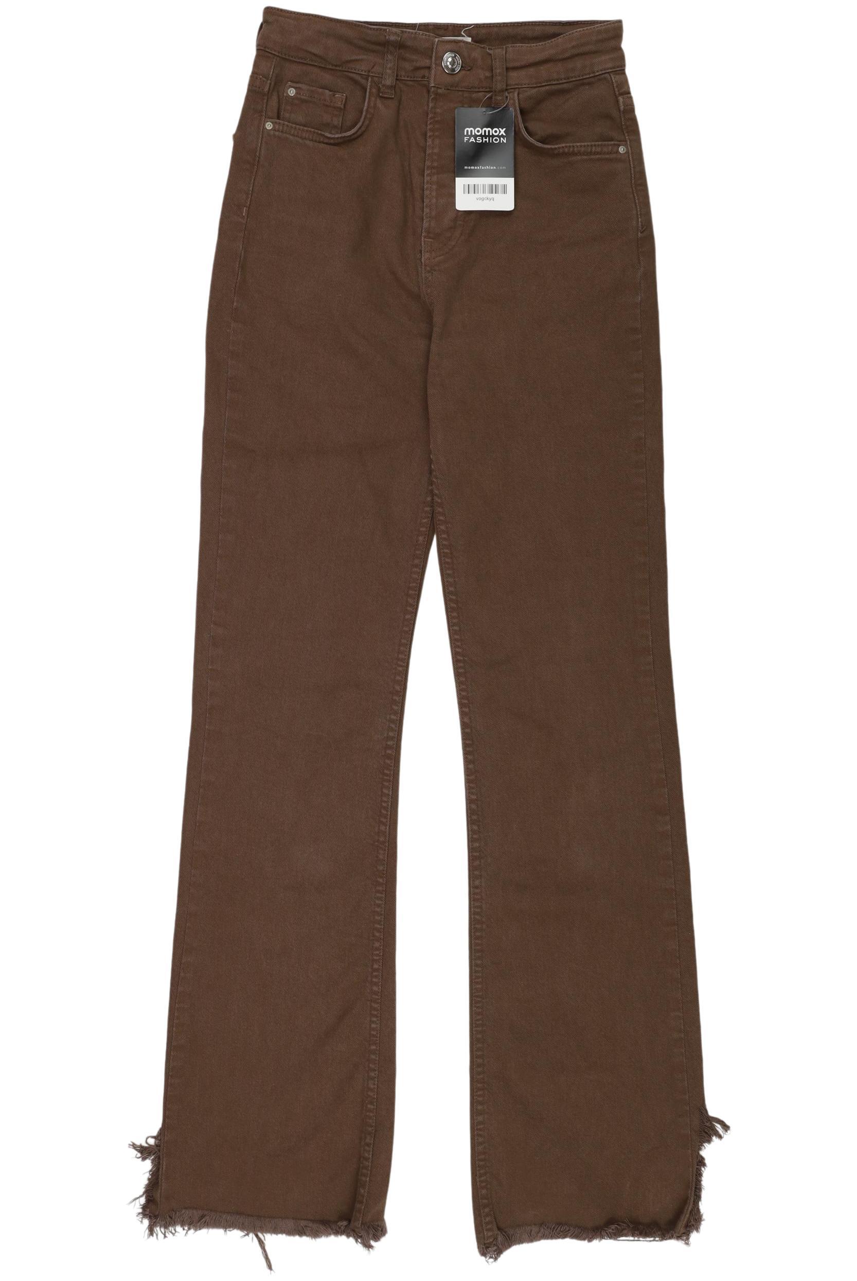 

Stradivarius Damen Jeans, braun, Gr. 34
