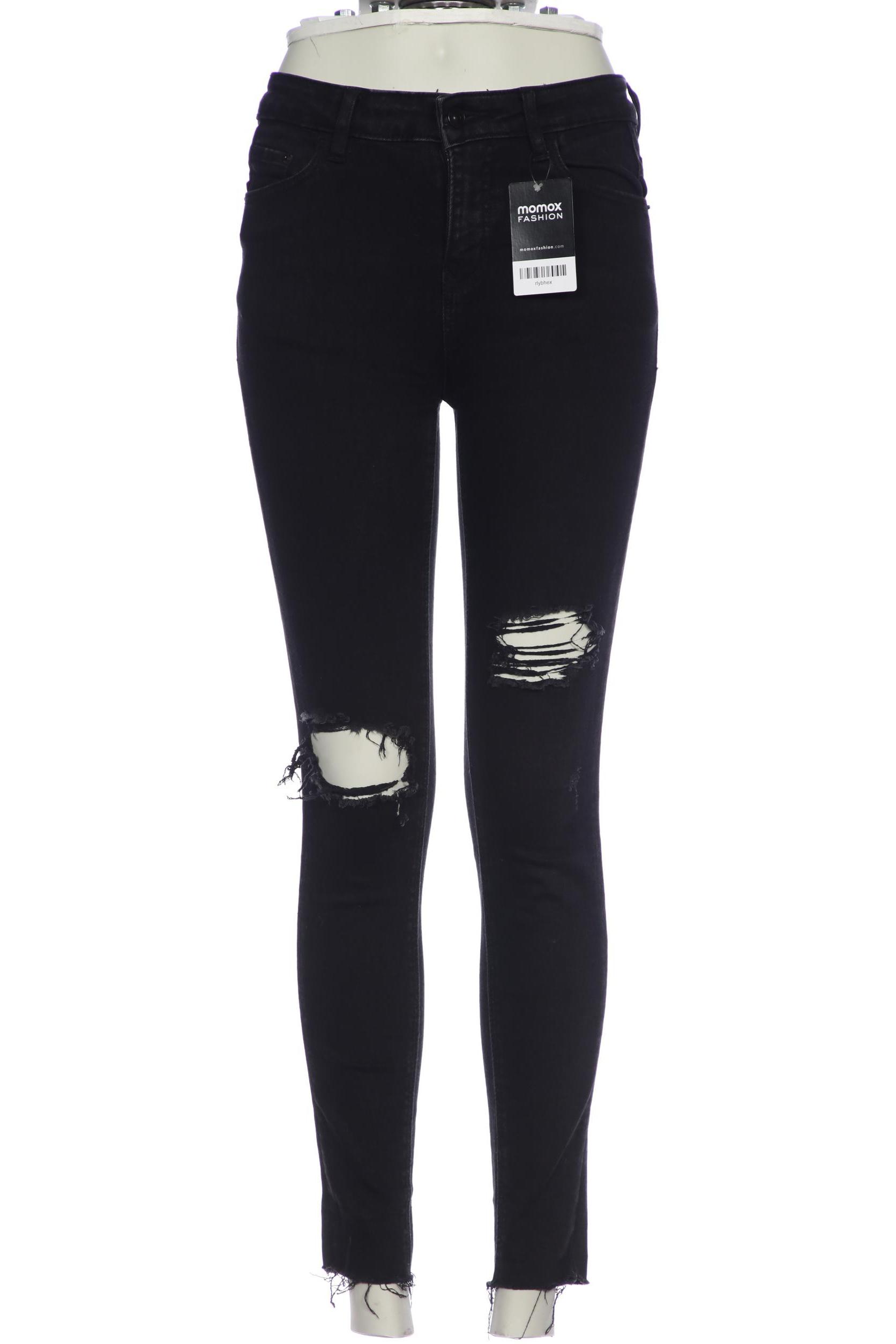 

Stradivarius Damen Jeans, schwarz, Gr. 34