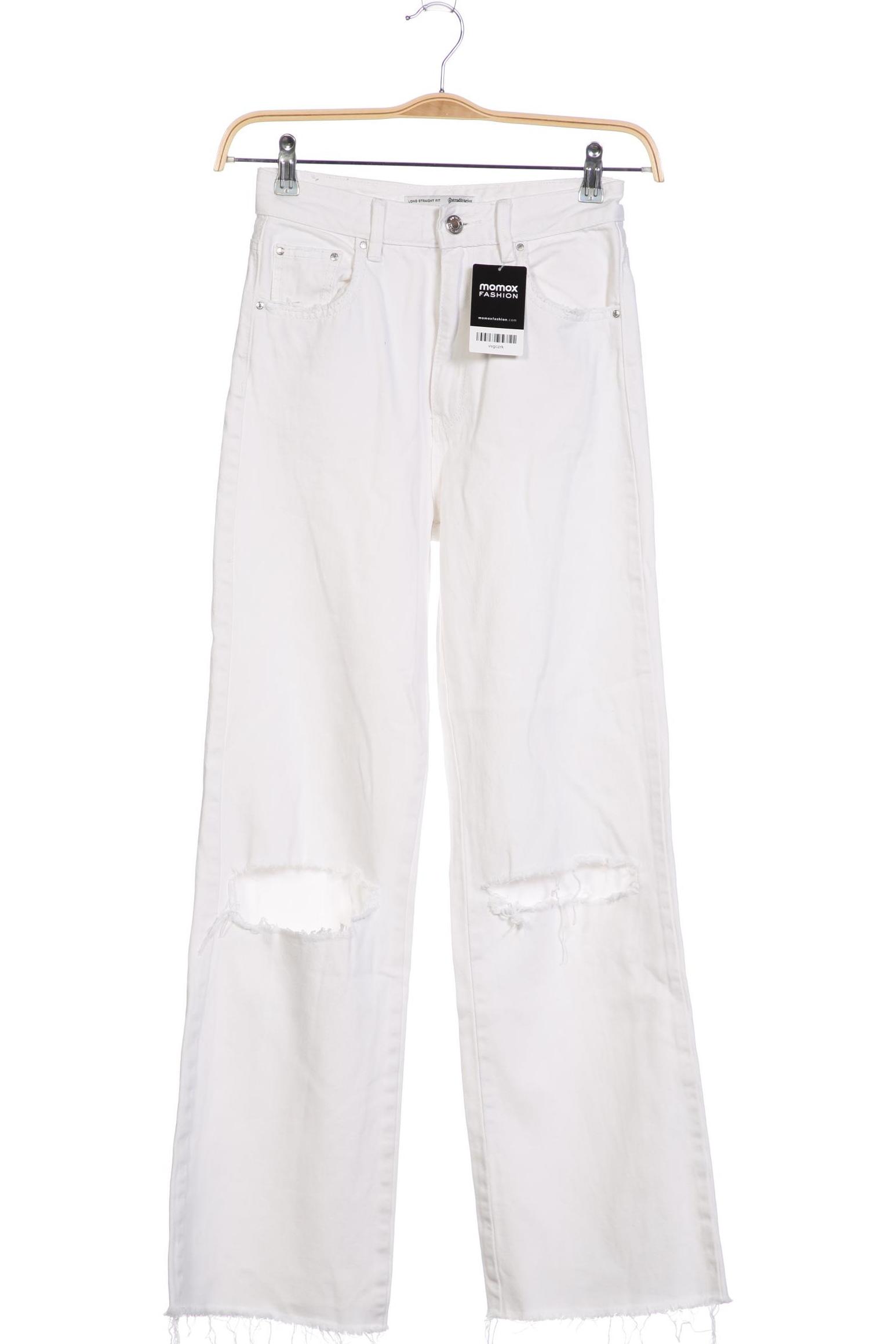 

Stradivarius Damen Jeans, weiß