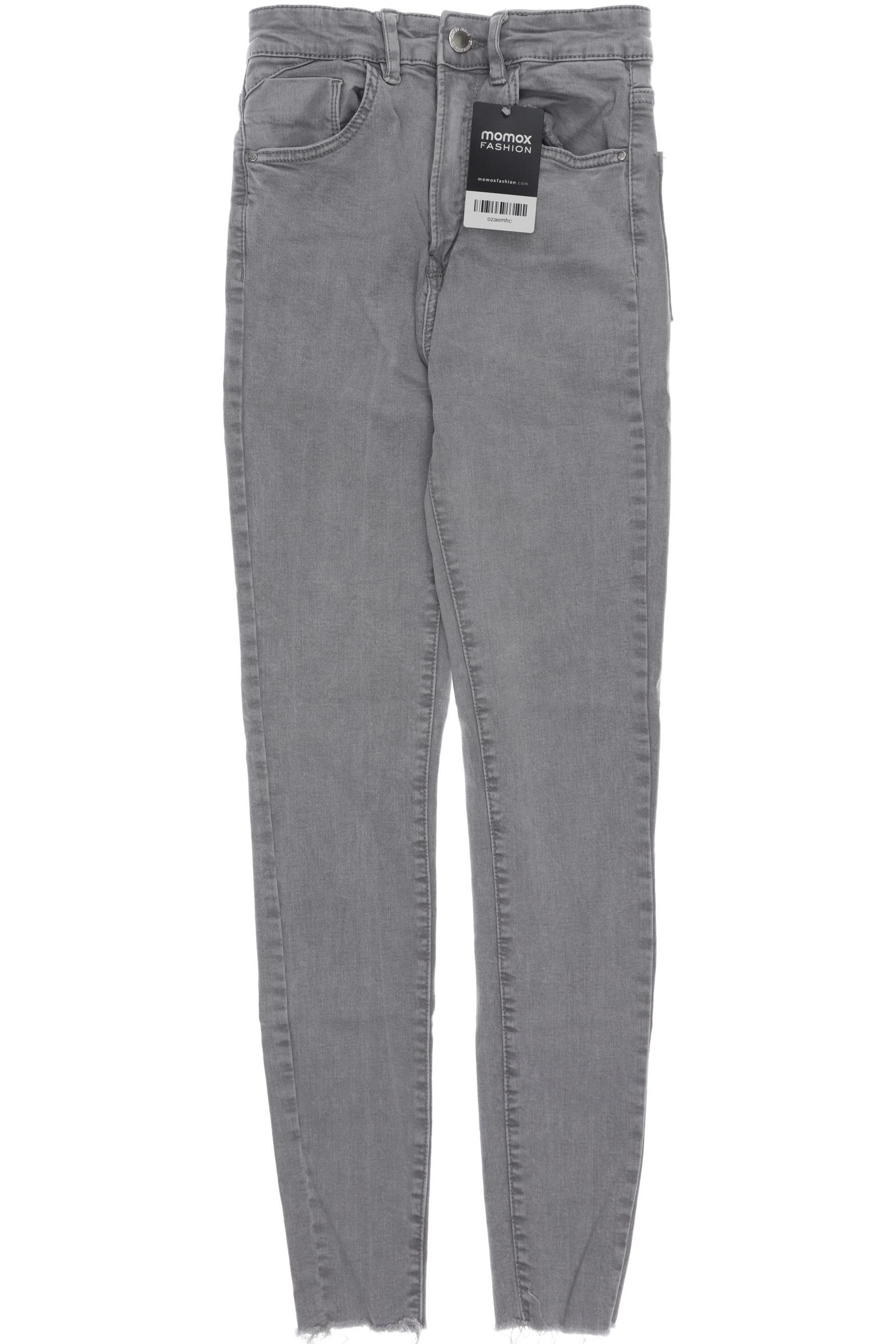

Stradivarius Damen Jeans, grau, Gr. 32