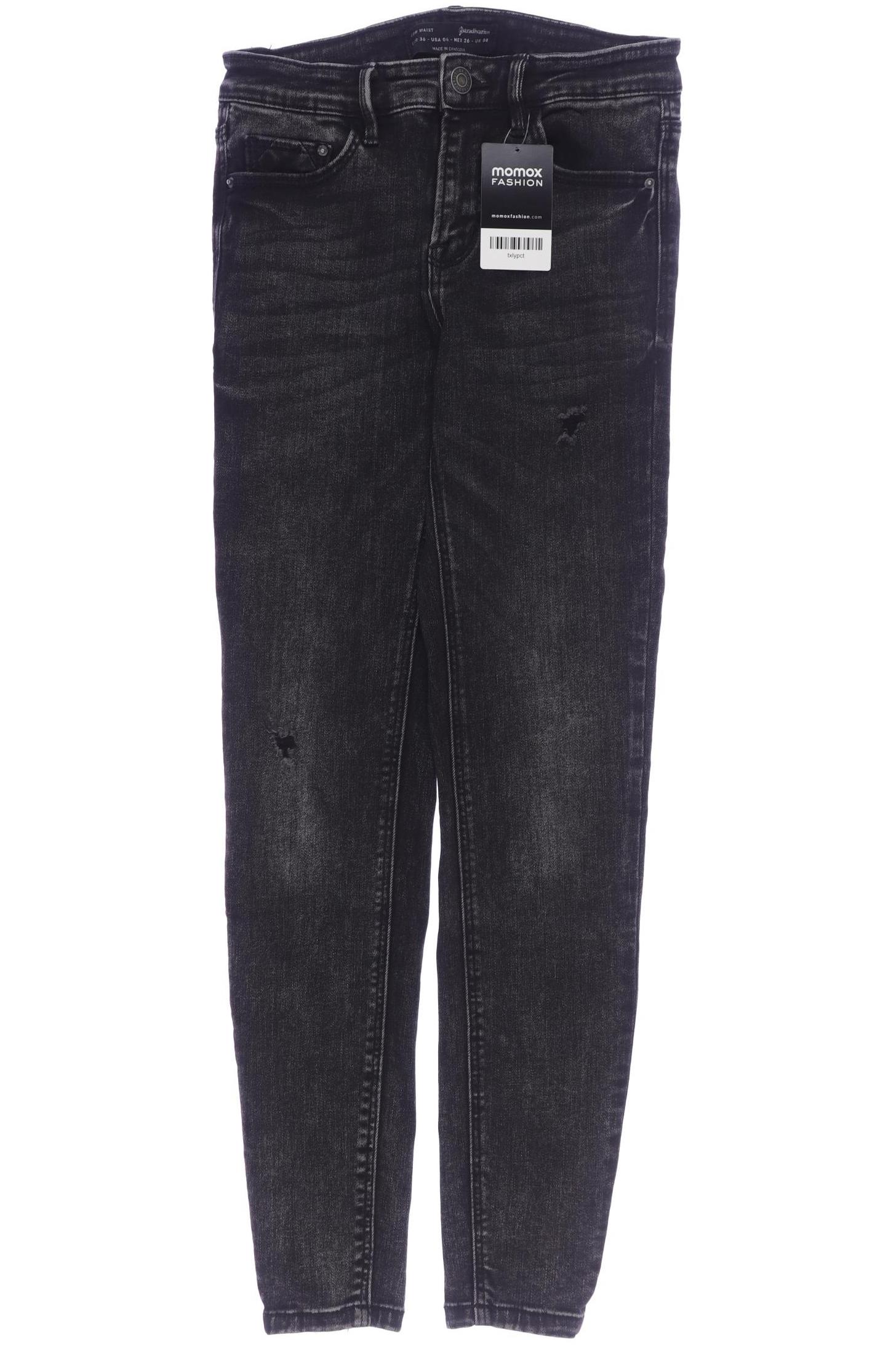 

Stradivarius Damen Jeans, schwarz, Gr. 36