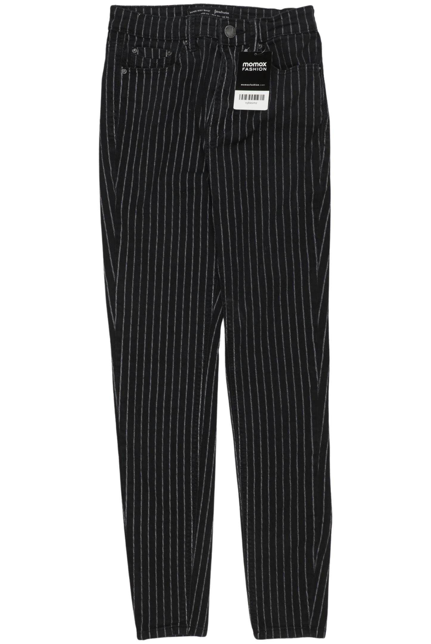 

Stradivarius Damen Jeans, schwarz, Gr. 34
