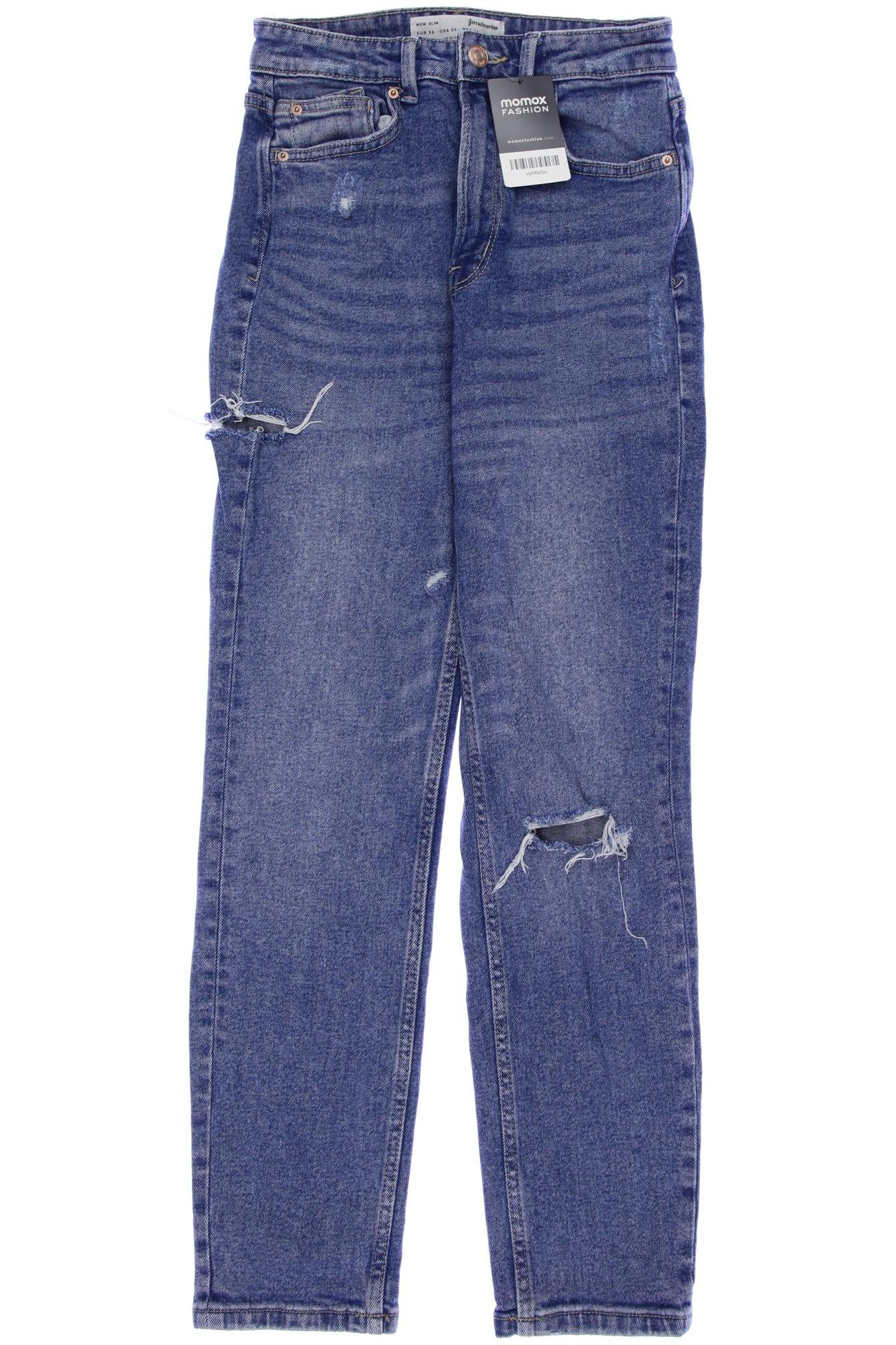 

Stradivarius Damen Jeans, blau, Gr. 36